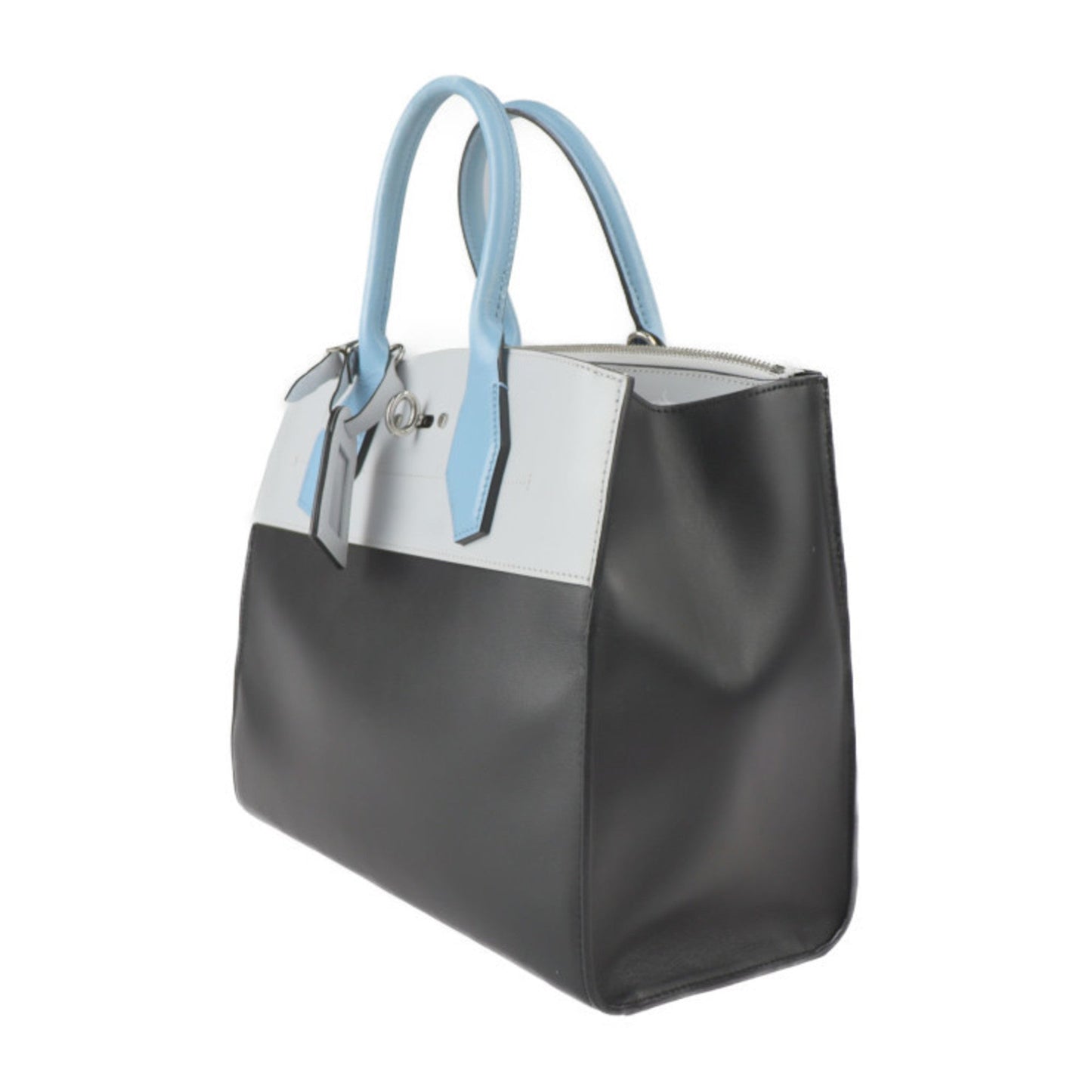 Louis Vuitton Black Blue Gray Handbag Shoulder Bag Tote Bag