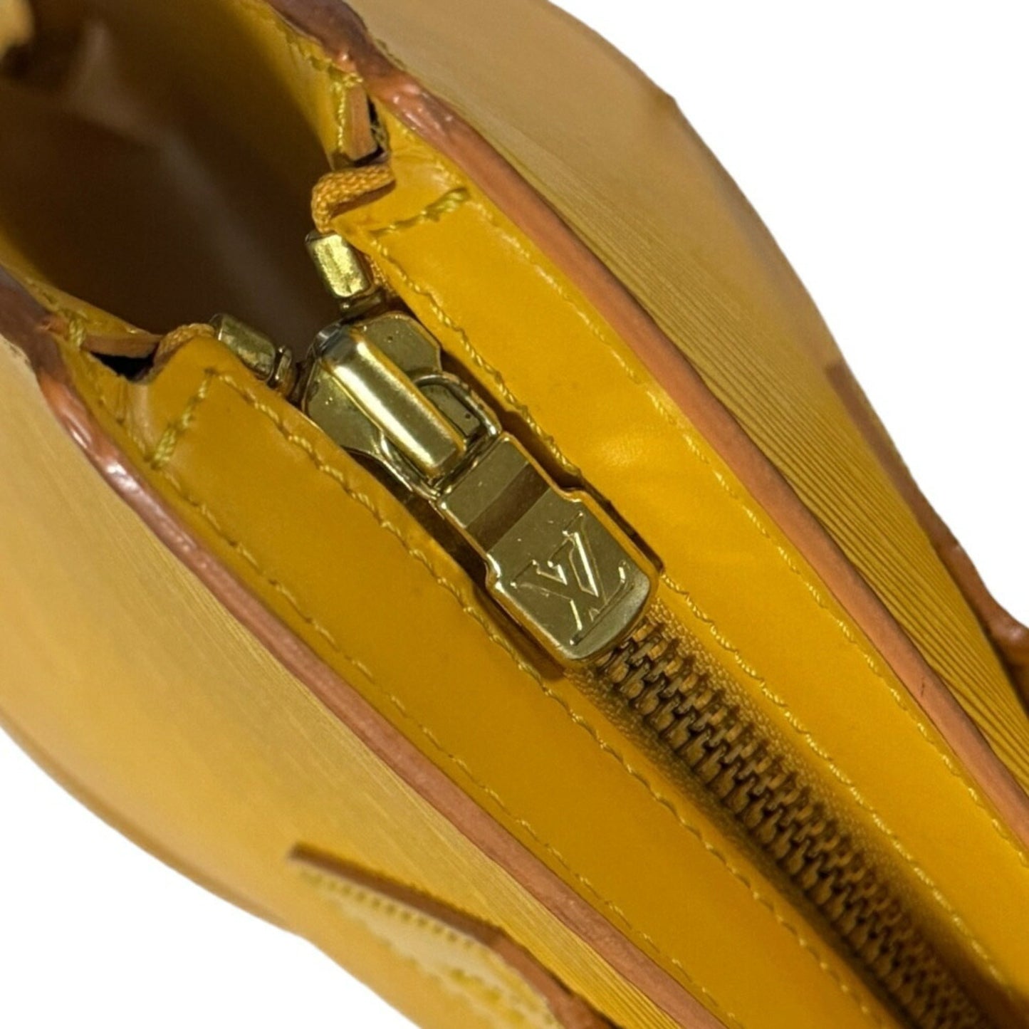 Louis Vuitton Epi Yellow Epi Leather Shoulder Bag