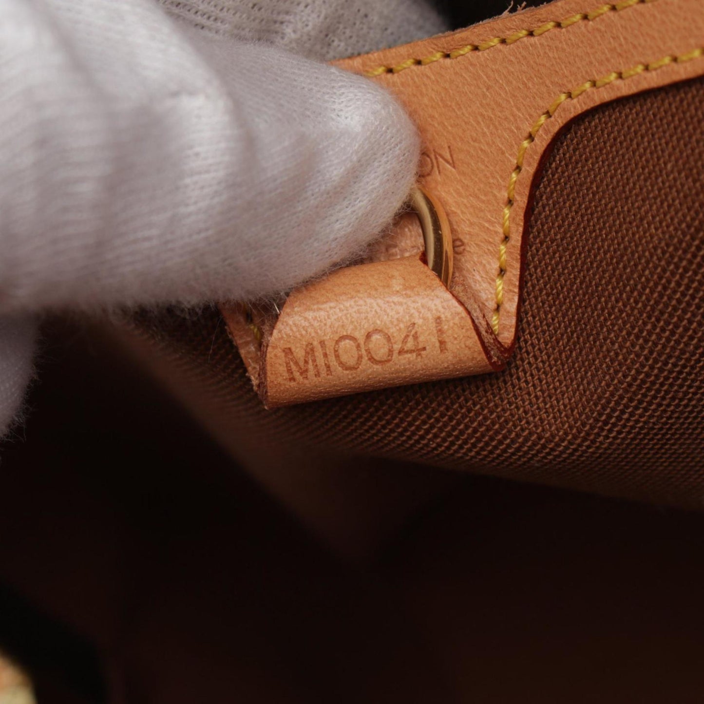 Louis Vuitton Brown Coated Canvas Leather Backpack