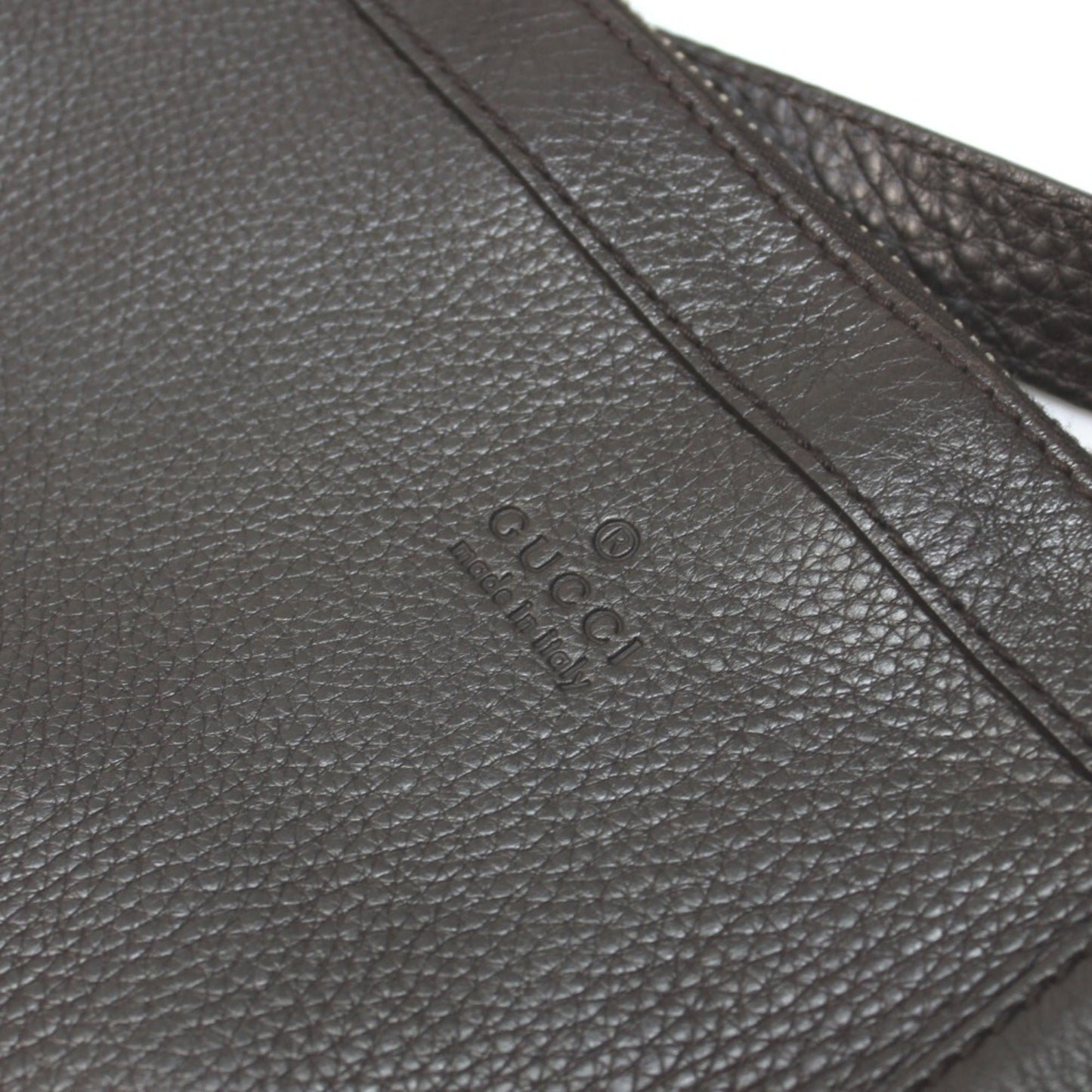 Gucci Brown Leather Shoulder Bag