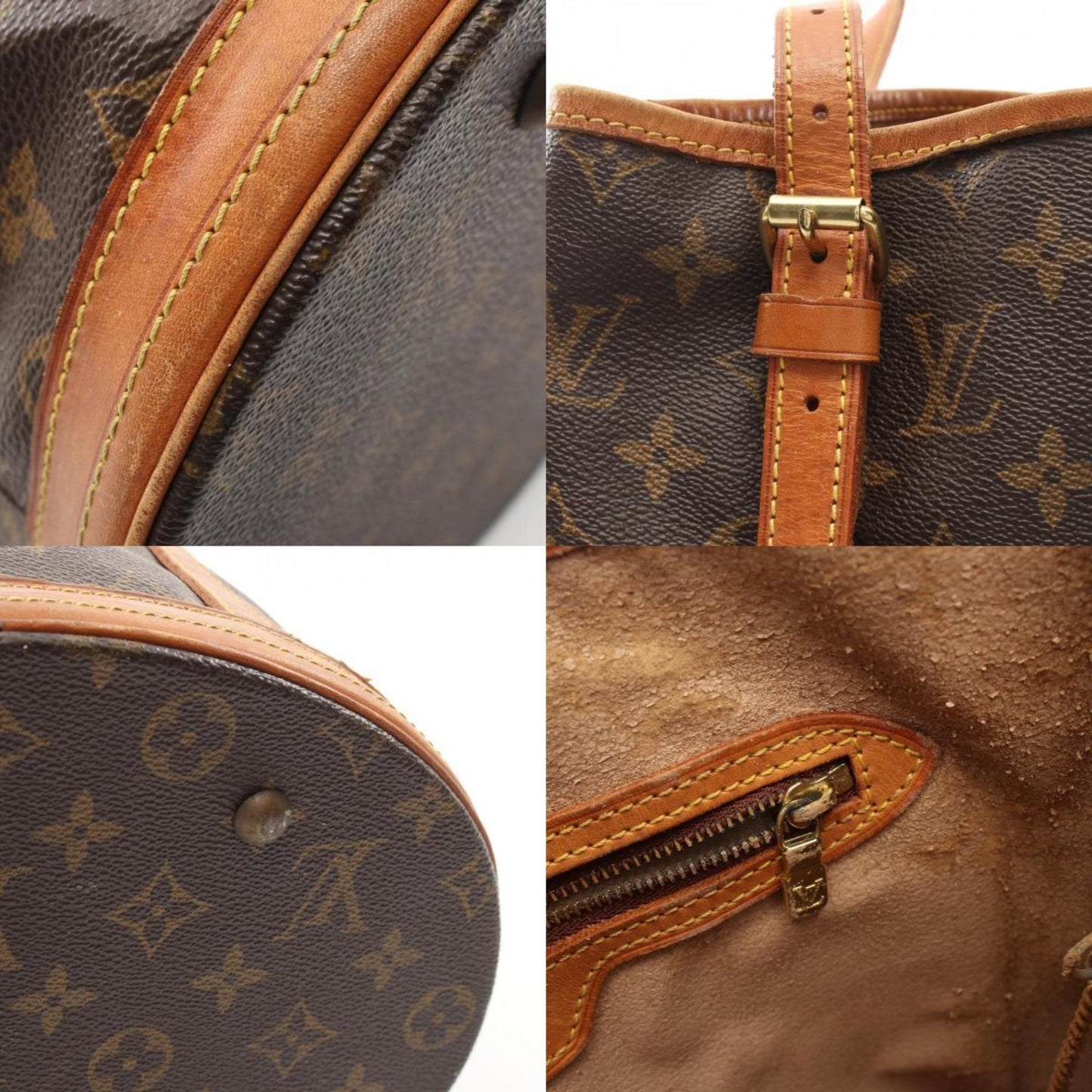 Louis Vuitton Brown Monogram Monogram Leather Shoulder Bag