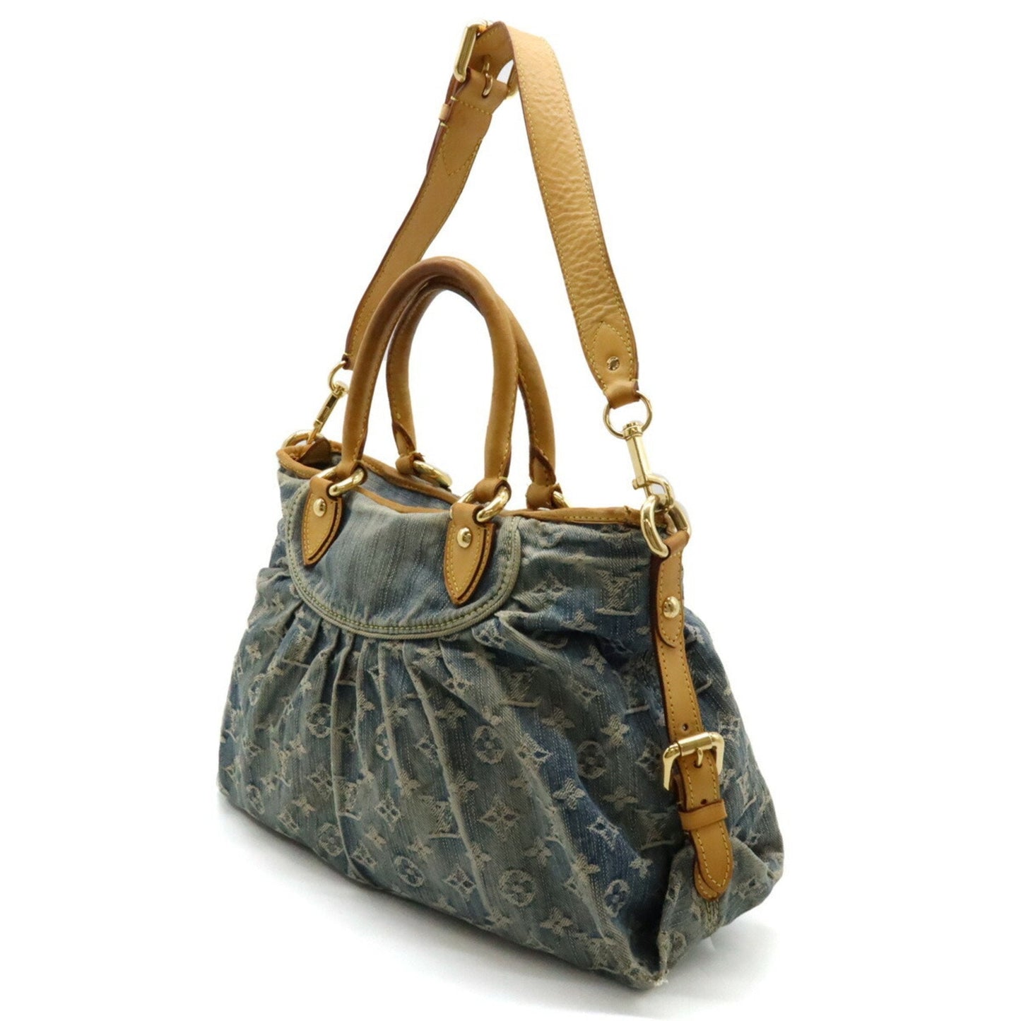 Louis Vuitton Monogram Denim Blue Monogram Denim Handbag Shoulder Bag Tote Bag