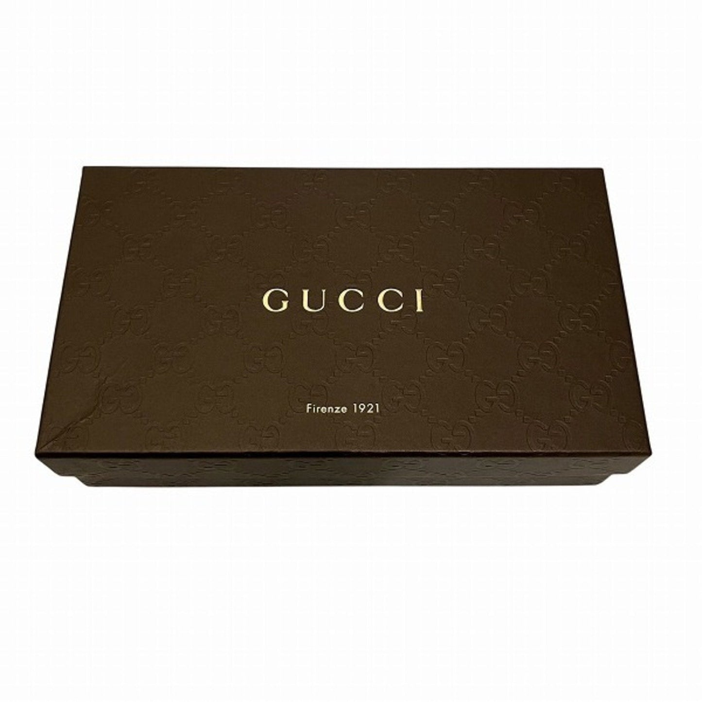 Gucci Beige Dark Brown Gg Canvas Leather Wallet (Bi-Fold)