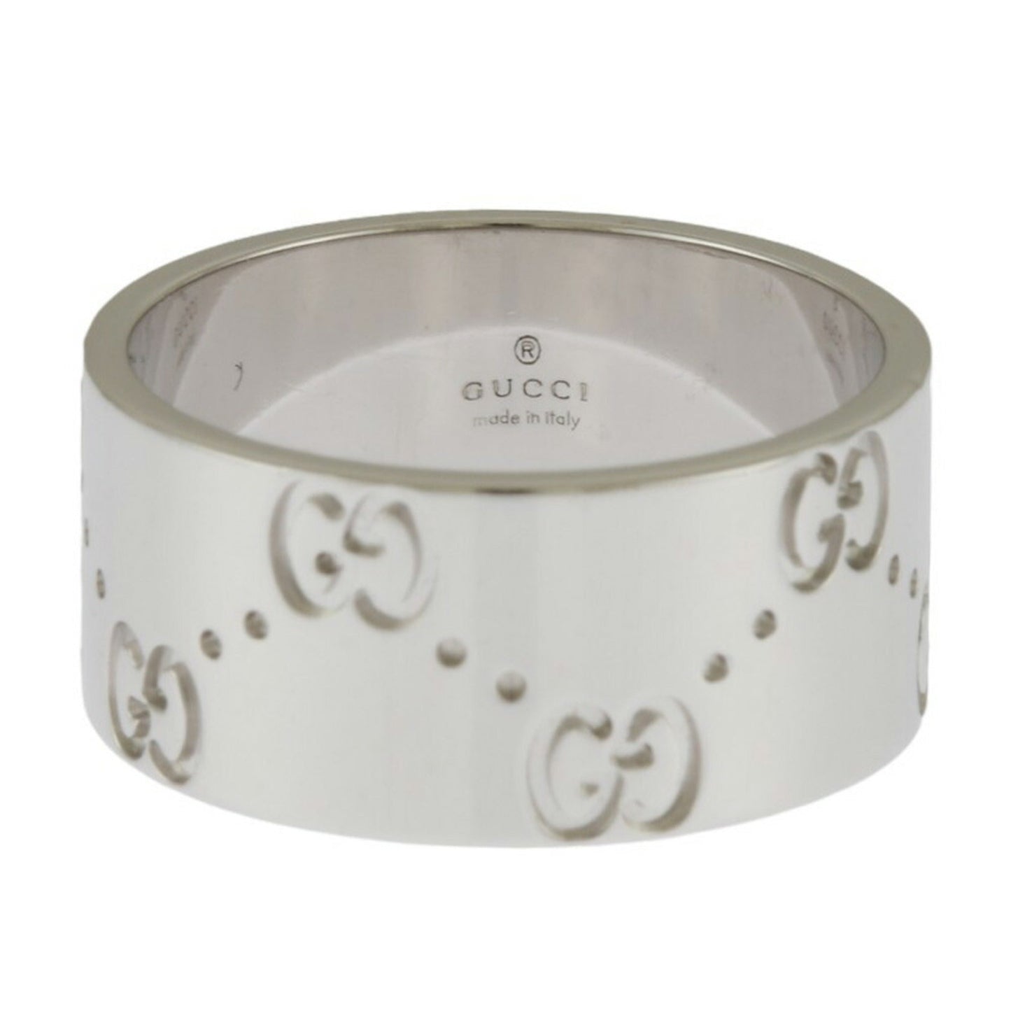 Gucci Icon White Gold White Gold (18K) Band Ring