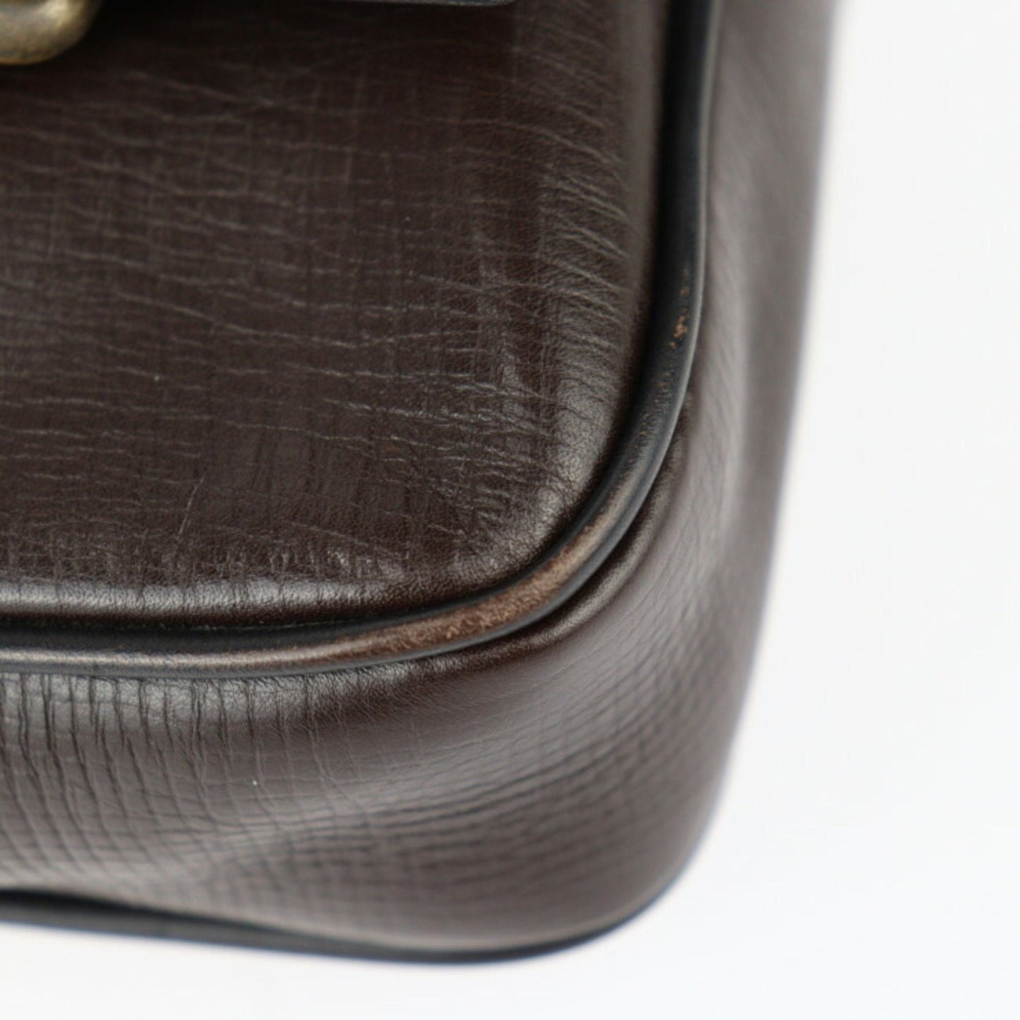 Louis Vuitton Coffee Leather Fanny Pack Shoulder Bag Sling Bag