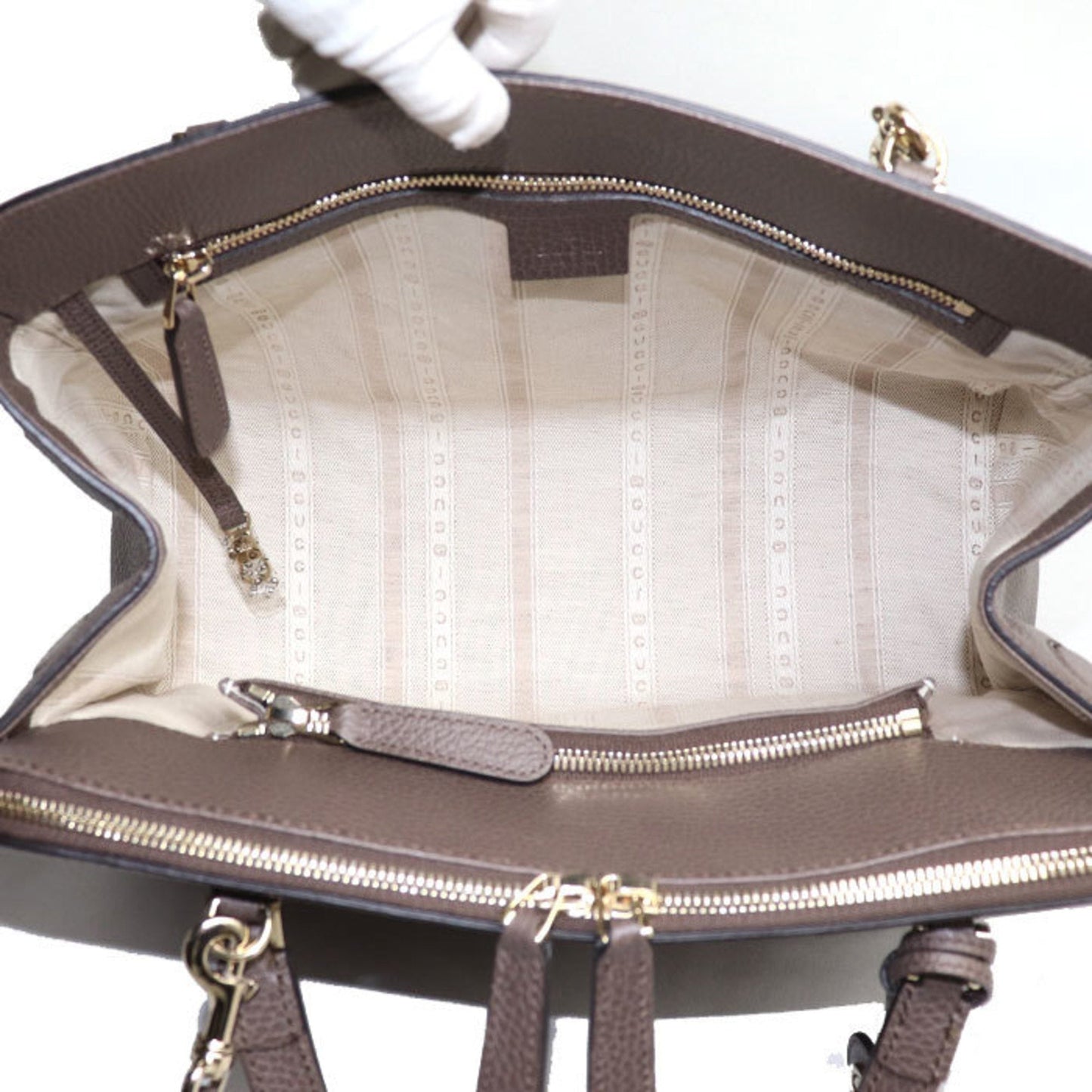 Gucci Dark Brown Leather Shoulder Bag