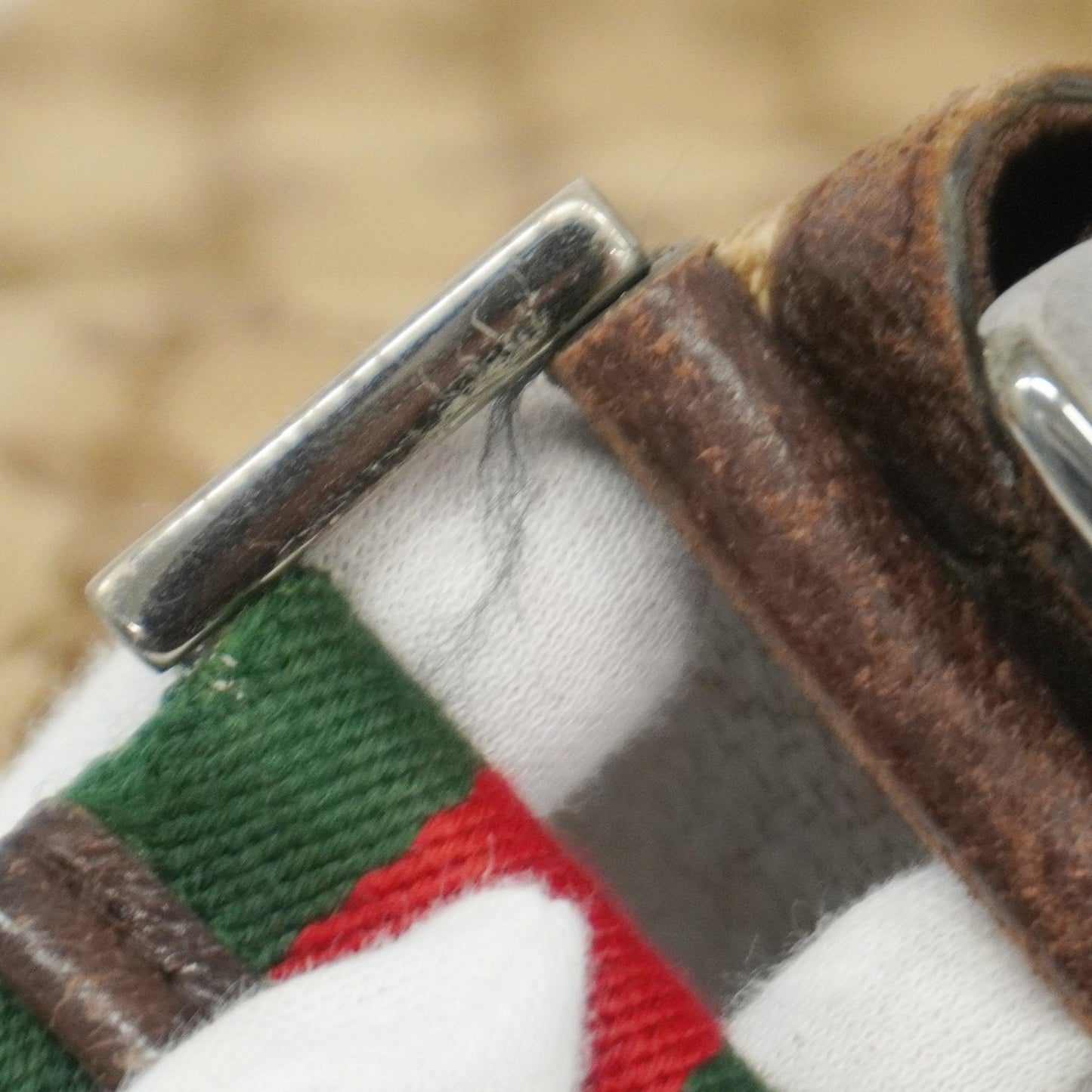 Gucci Brown Canvas Shoulder Bag