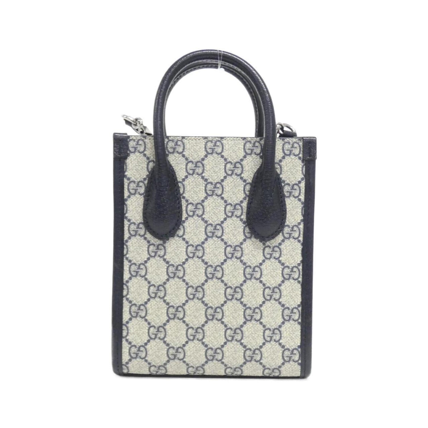 Gucci Beige Blue Gg Supreme Handbag