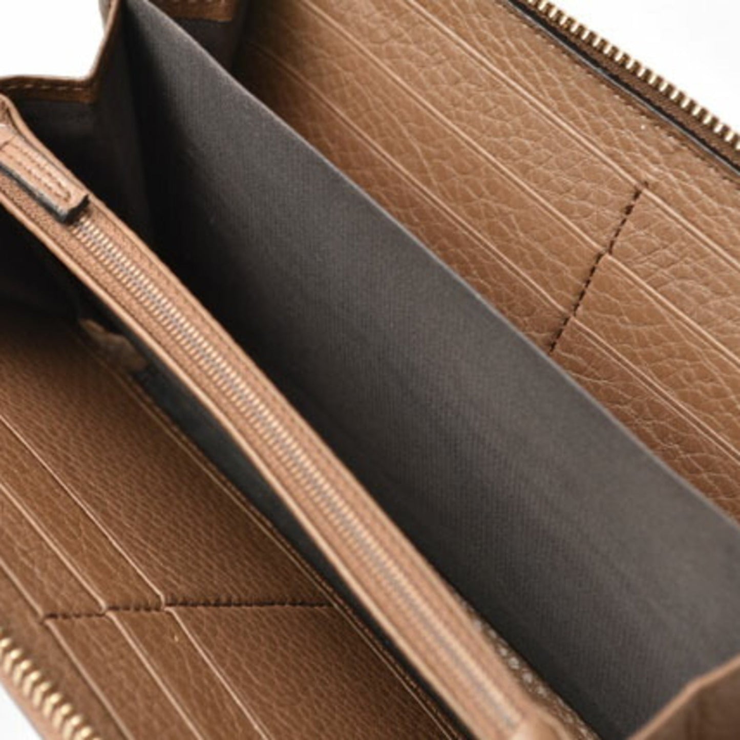 Gucci Soho Brown Leather Long Wallet (Bi-Fold)