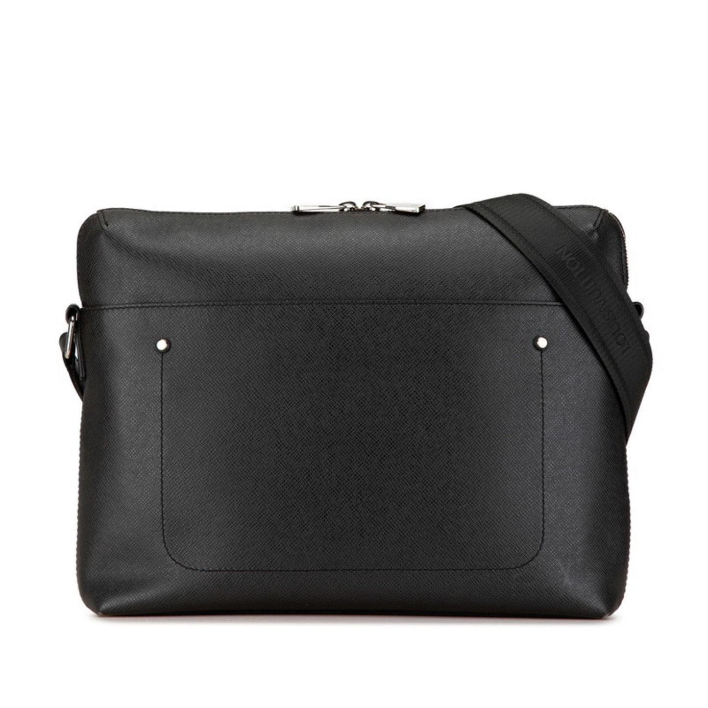 Louis Vuitton Ardoise Black Leather Shoulder Bag ()