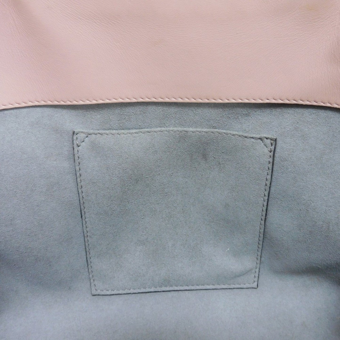 Gucci Light Pink Bamboo Leather Handbag