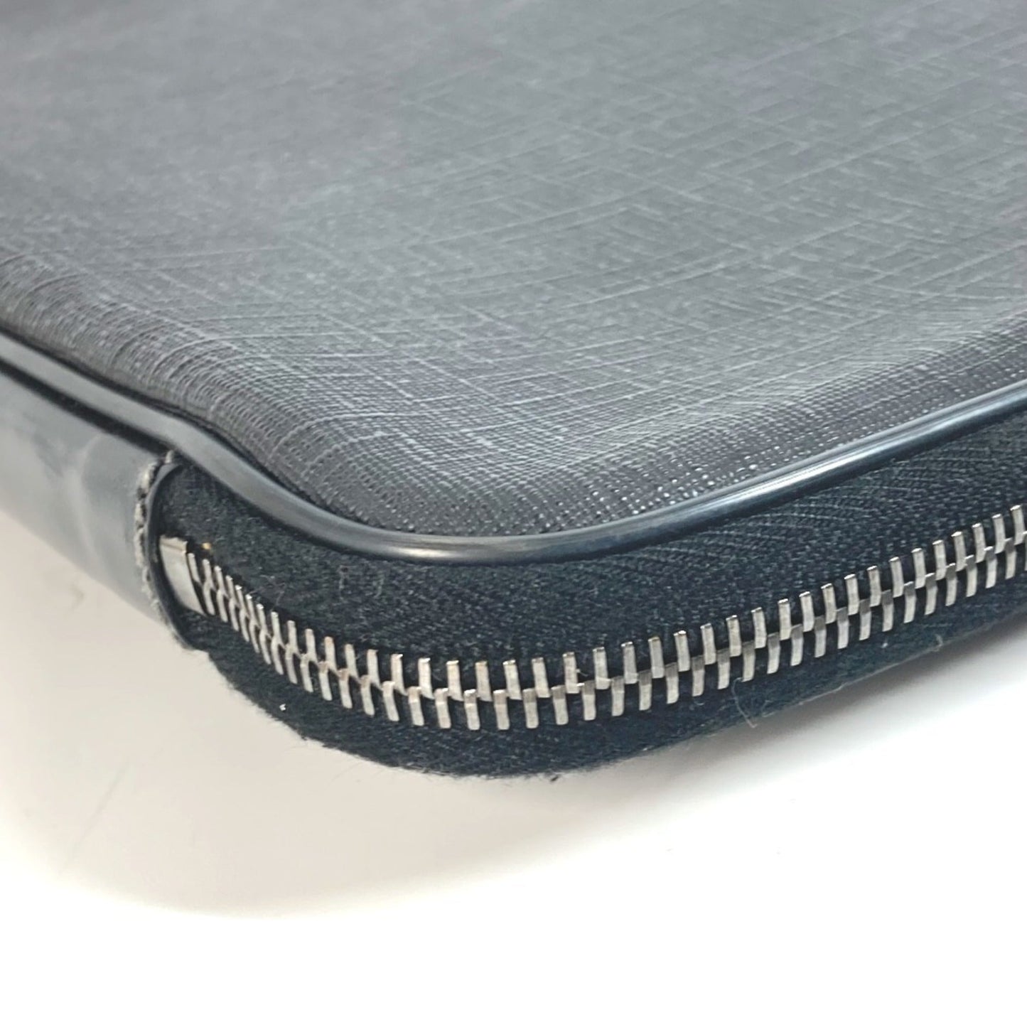 Gucci Black Pvc Leather Clutch Bag Laptop Bag
