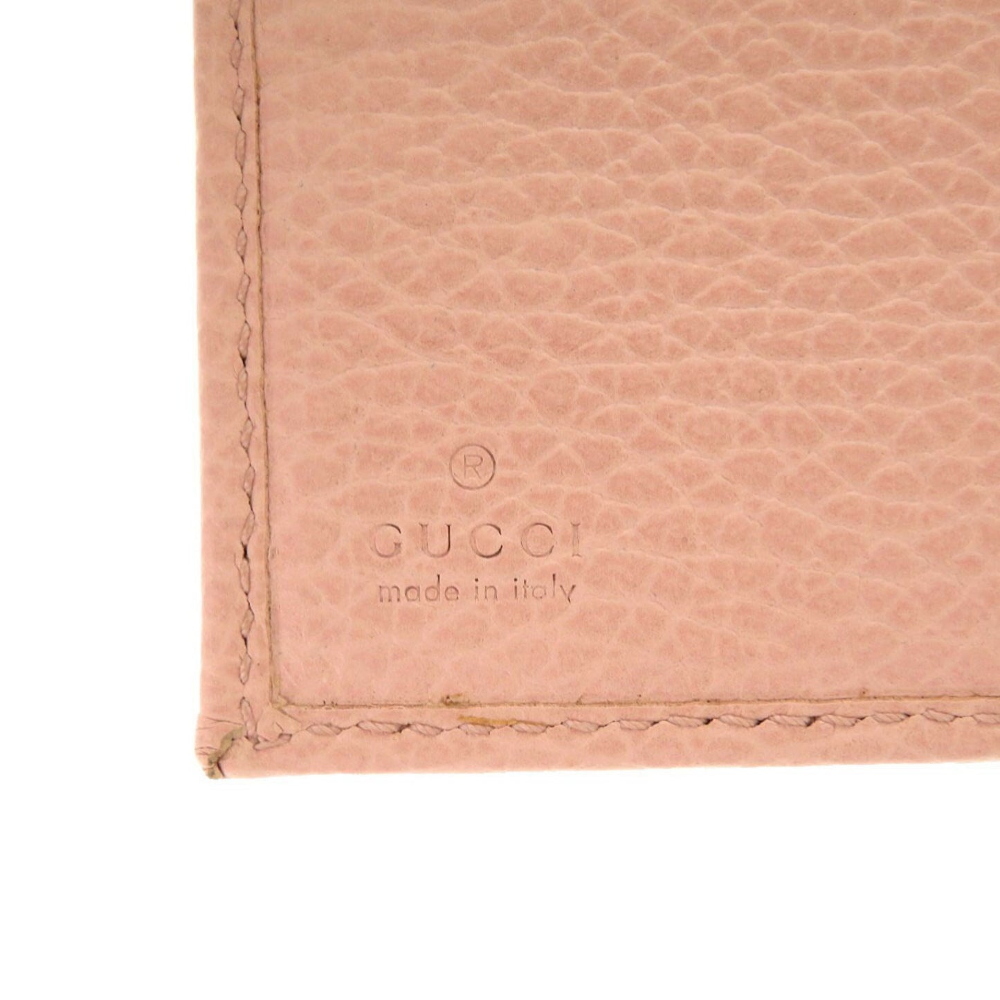 Gucci Pink Leather Wallet (Bi-Fold)