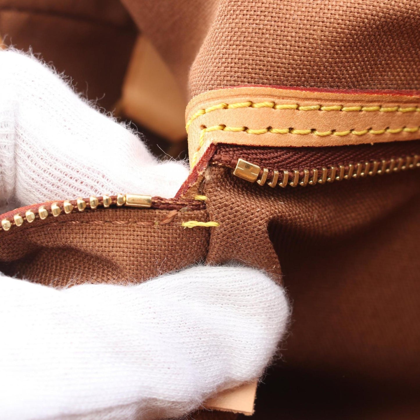 Louis Vuitton Brown Monogram Coated Canvas Shoulder Bag