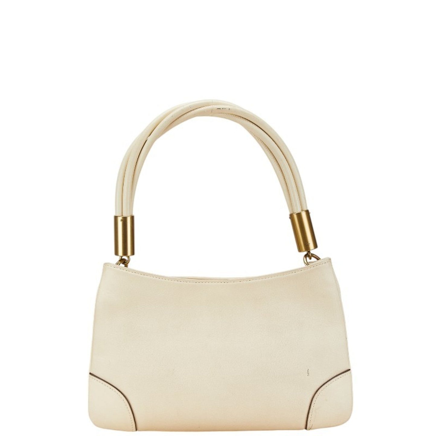 Gucci White Leather Shoulder Bag