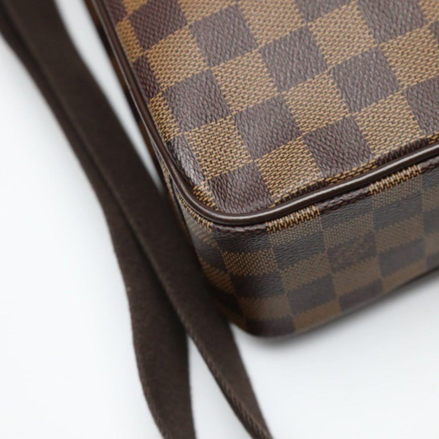 Louis Vuitton Damier Brown Damier Canvas Shoulder Bag