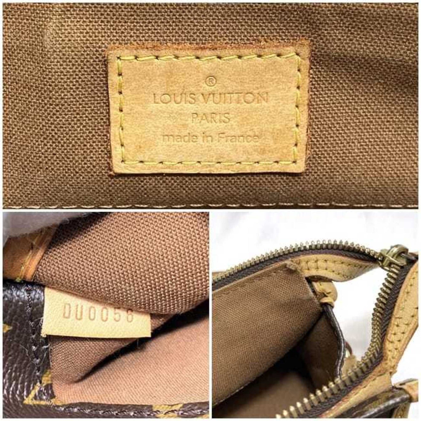 Louis Vuitton Monogram Beige Brown Monogram Monogram Shoulder Bag