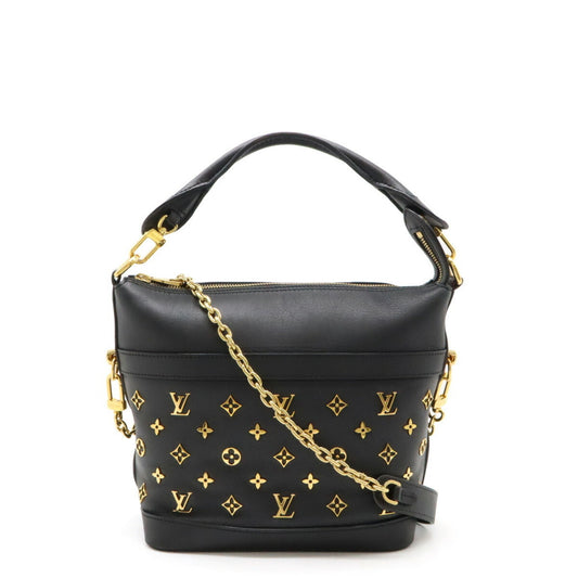 Louis Vuitton Black Noir Leather Shoulder Bag
