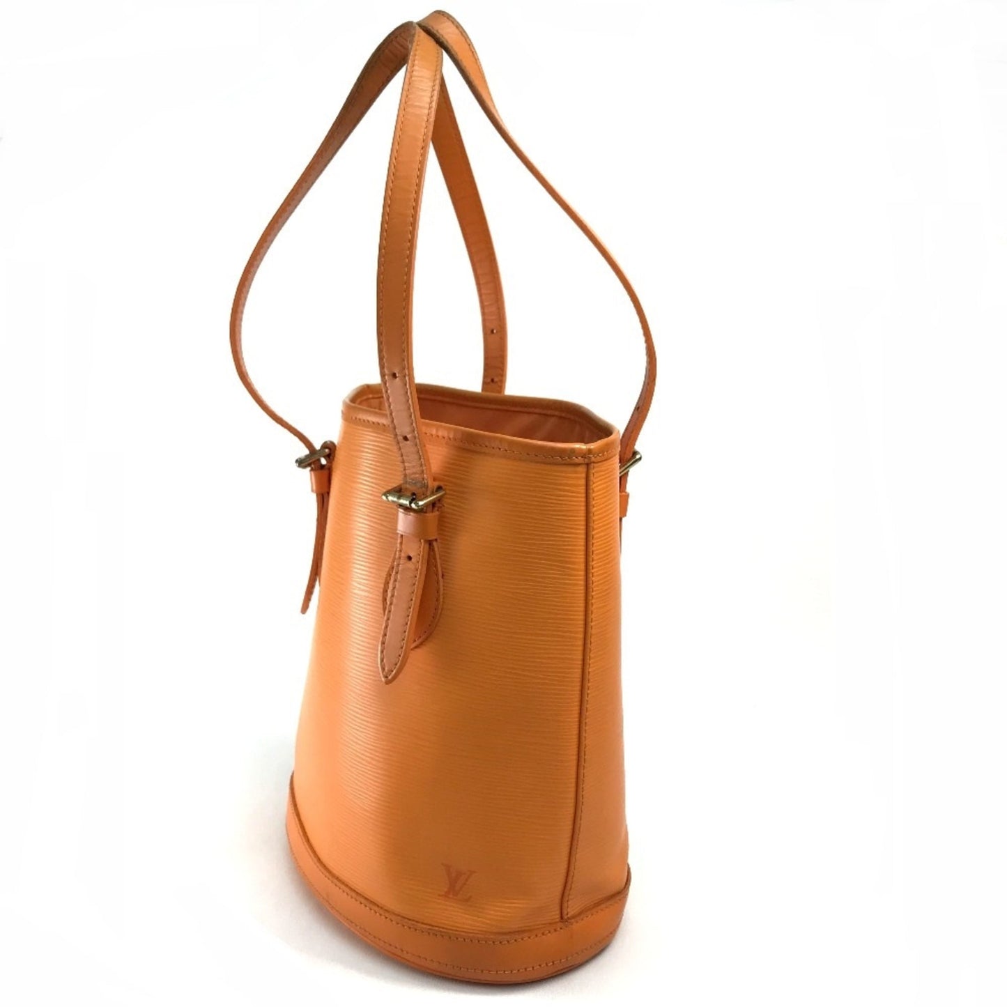Louis Vuitton Orange Leather Shoulder Bag