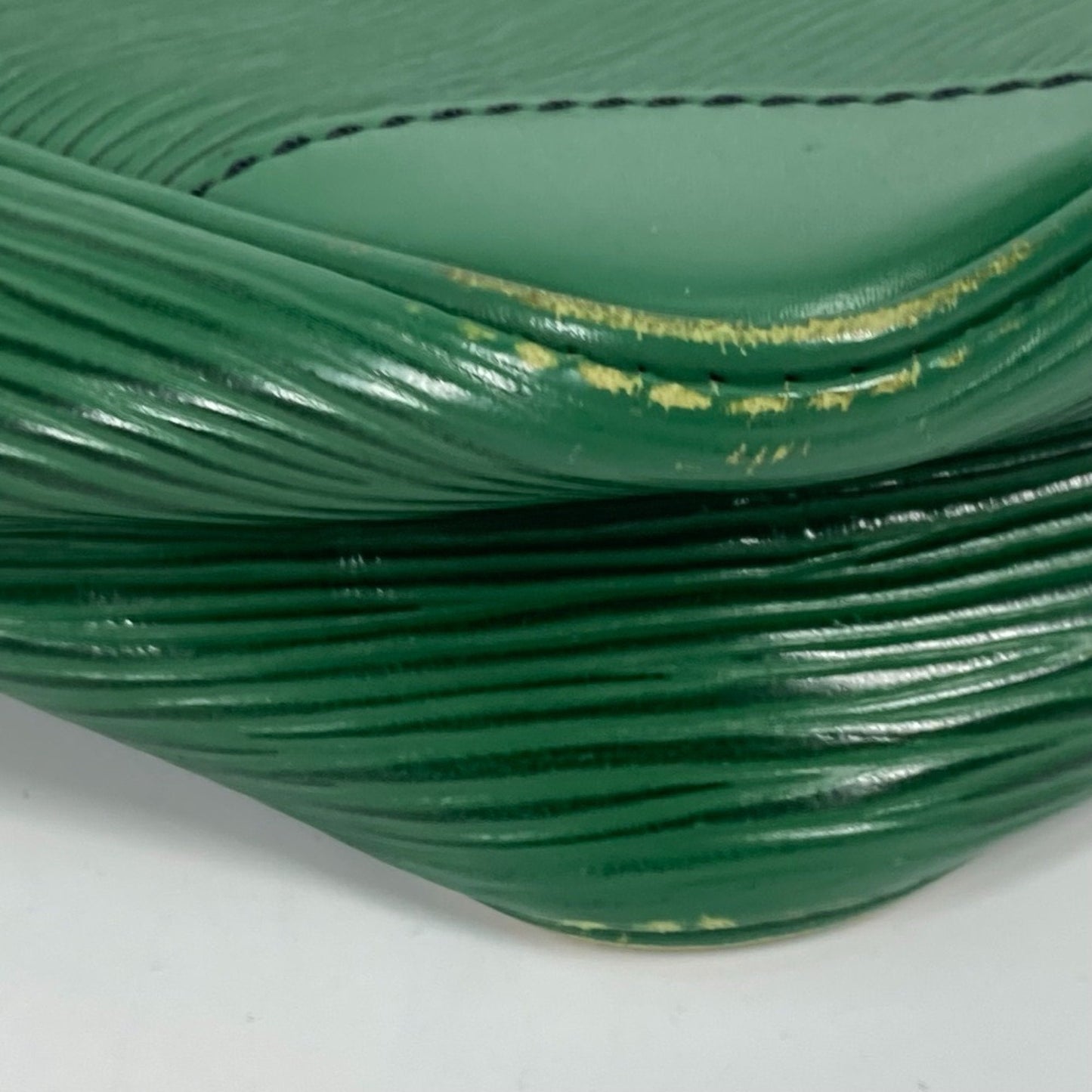 Louis Vuitton Green Leather Shoulder Bag