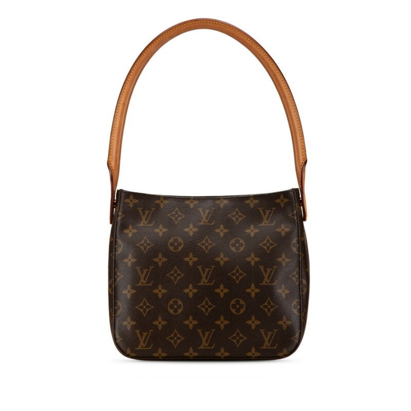 Louis Vuitton Brown Pvc Leather Shoulder Bag ()
