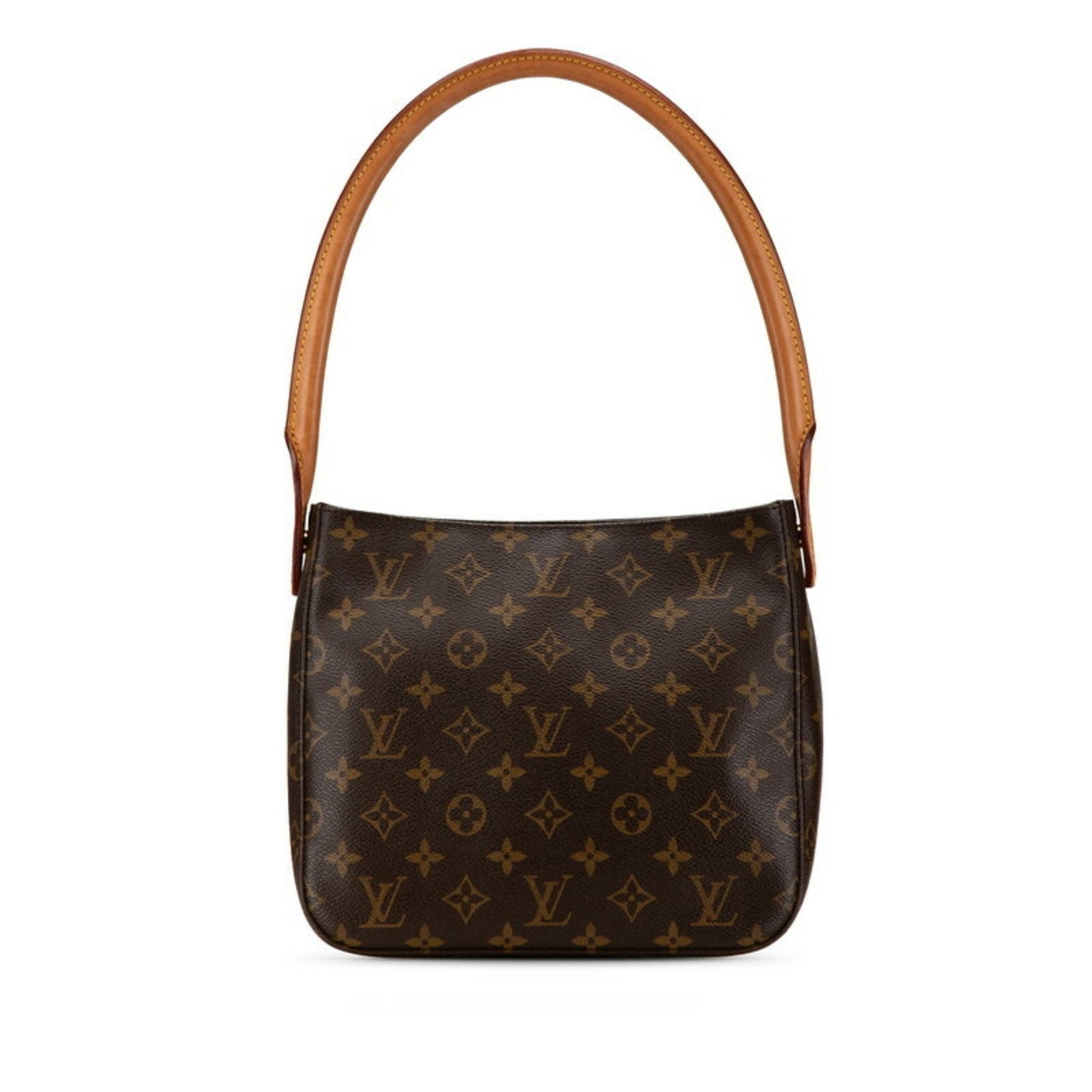Louis Vuitton Brown Pvc Leather Shoulder Bag ()