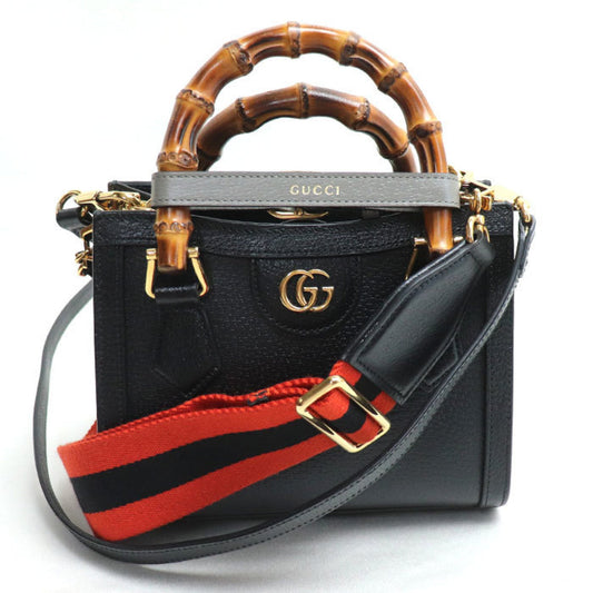 Gucci Black Leather Shoulder Bag ()