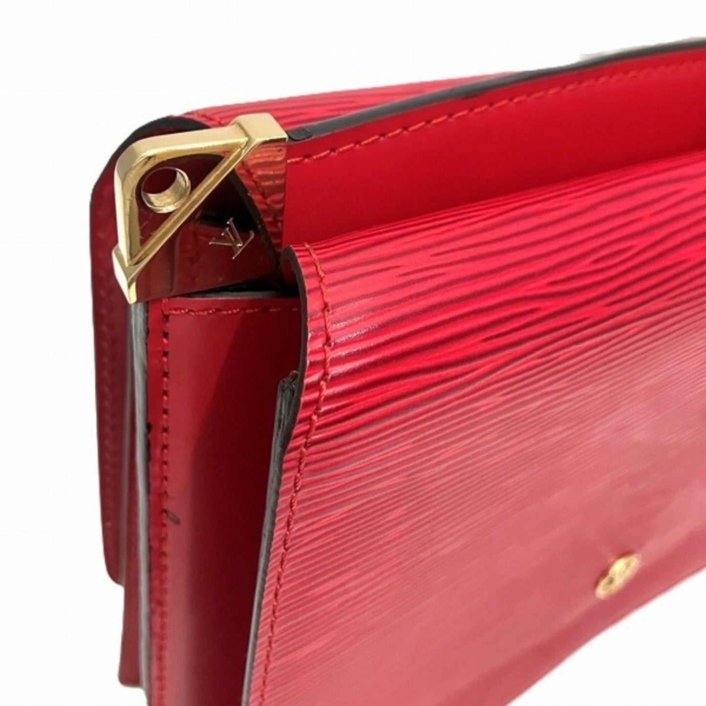 Louis Vuitton Castilian Red Epi Leather Shoulder Bag