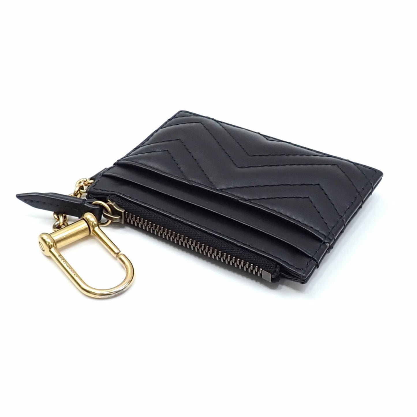Gucci Black Leather Coin Purse/Coin Case