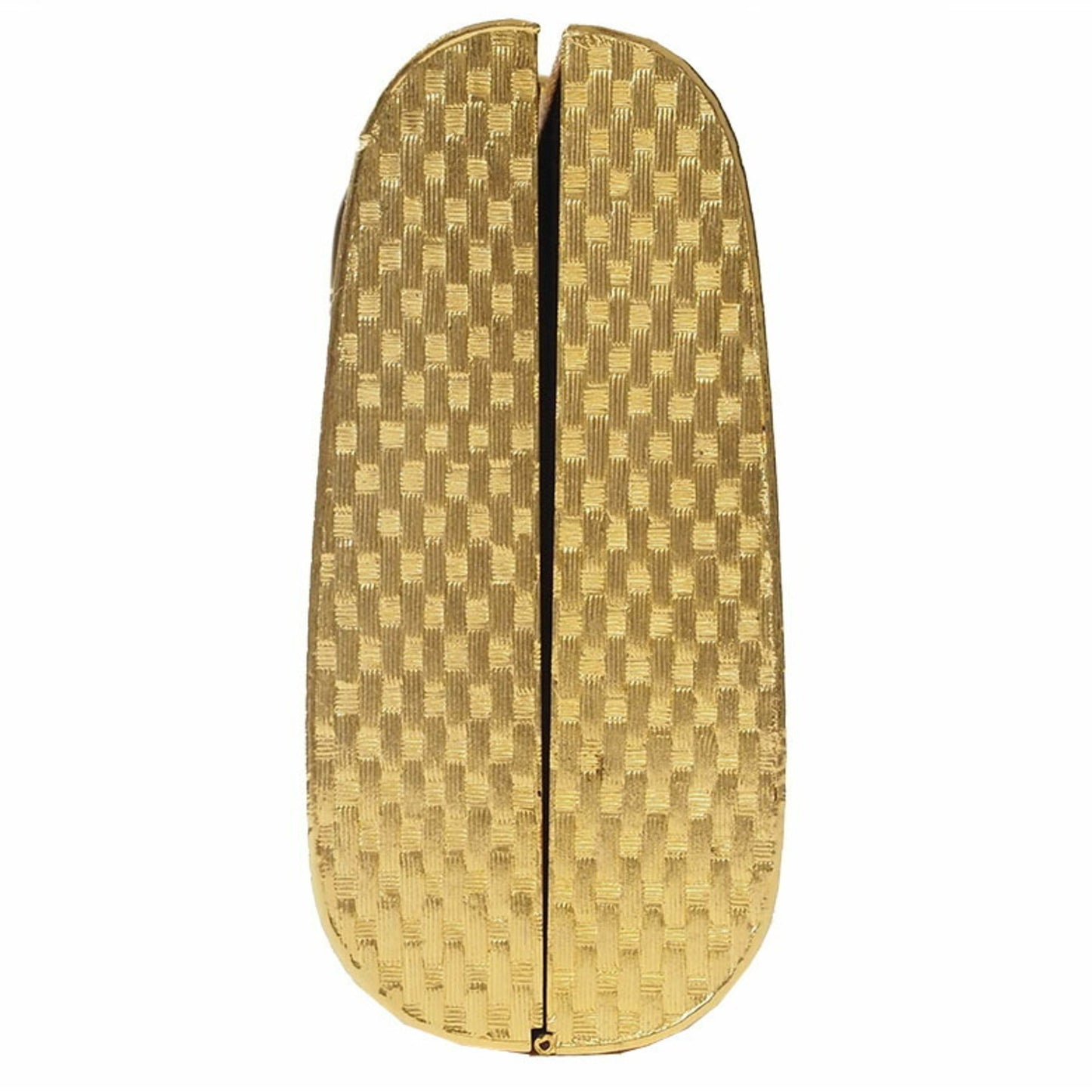 Gucci Gold Metal Clutch Bag