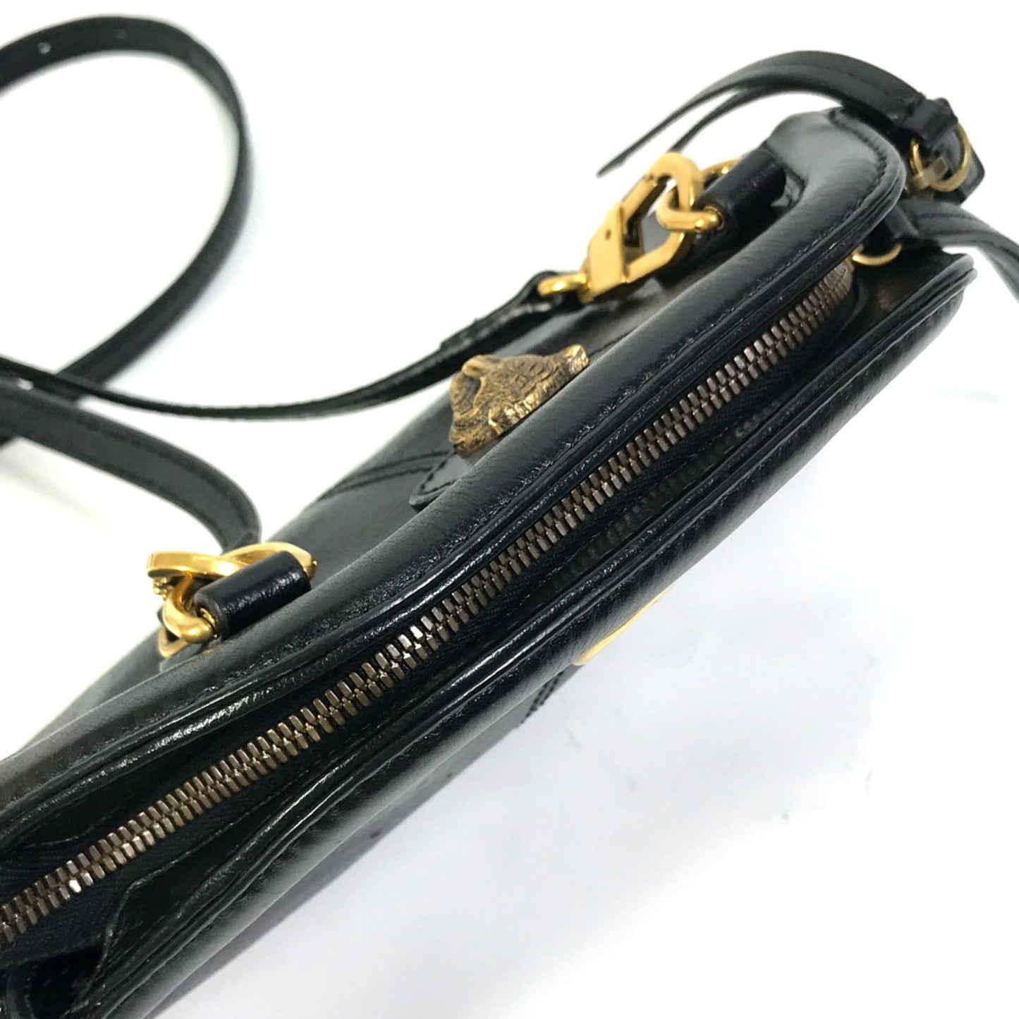 Gucci Black Leather Shoulder Bag
