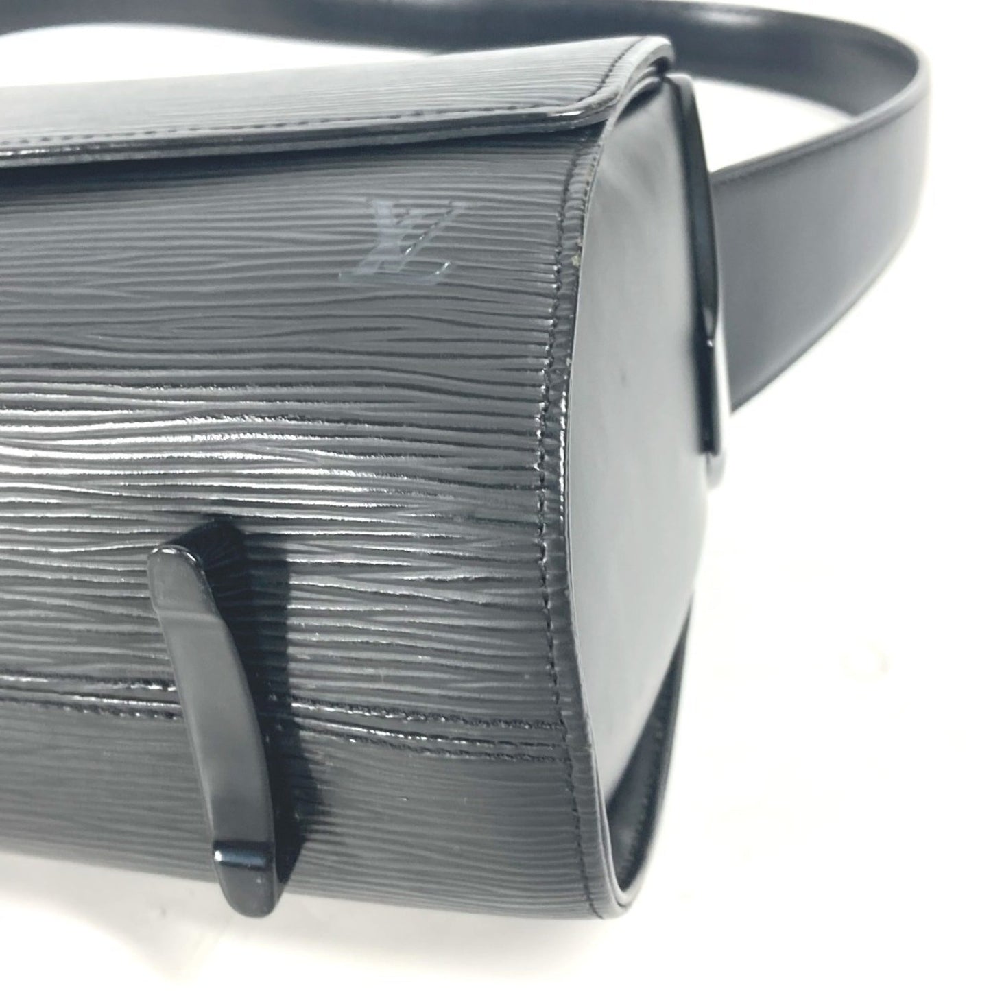 Louis Vuitton Black Noir Epi Leather Shoulder Bag