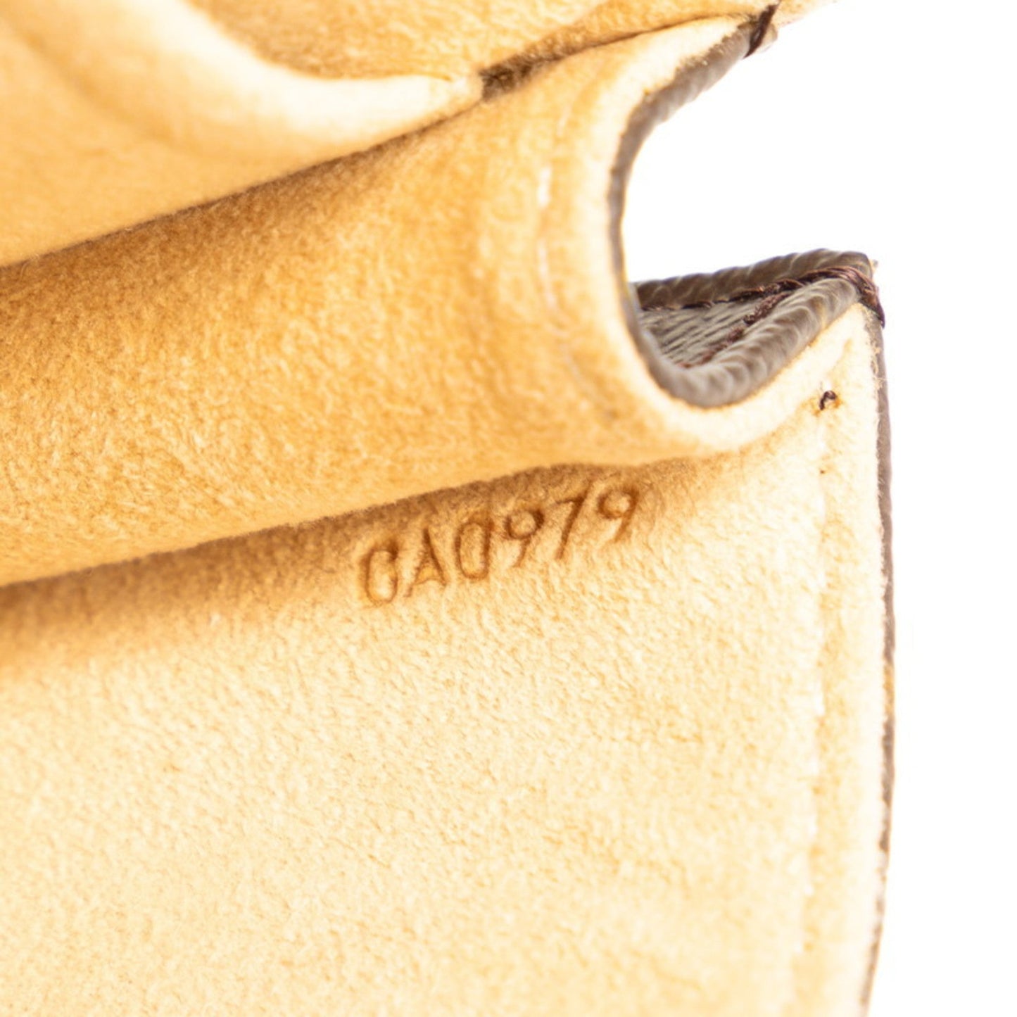 Louis Vuitton Brown Pvc Leather Pochette Shoulder Bag