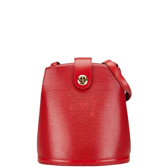 Louis Vuitton Castilian Red Leather Shoulder Bag ()