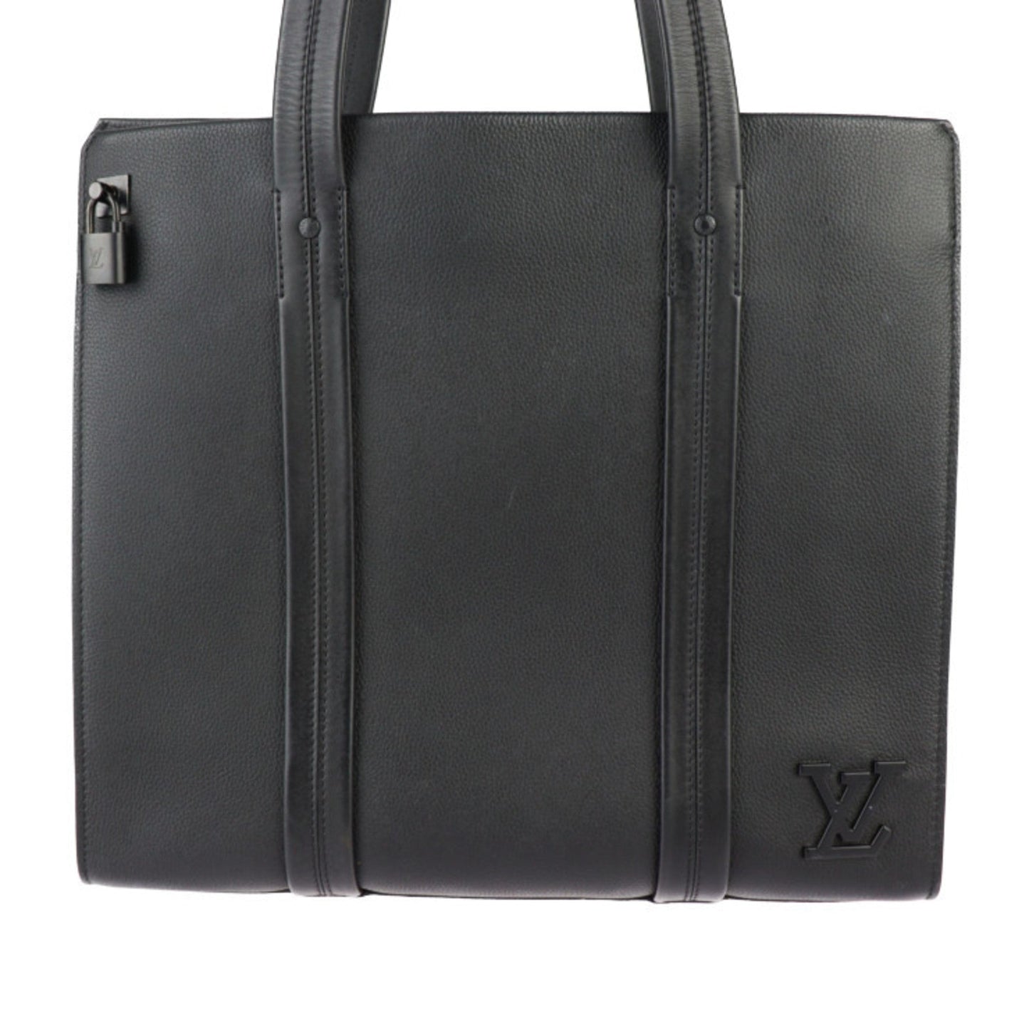 Louis Vuitton Black Cuir Ombre Leather Handbag Shoulder Bag Tote Bag
