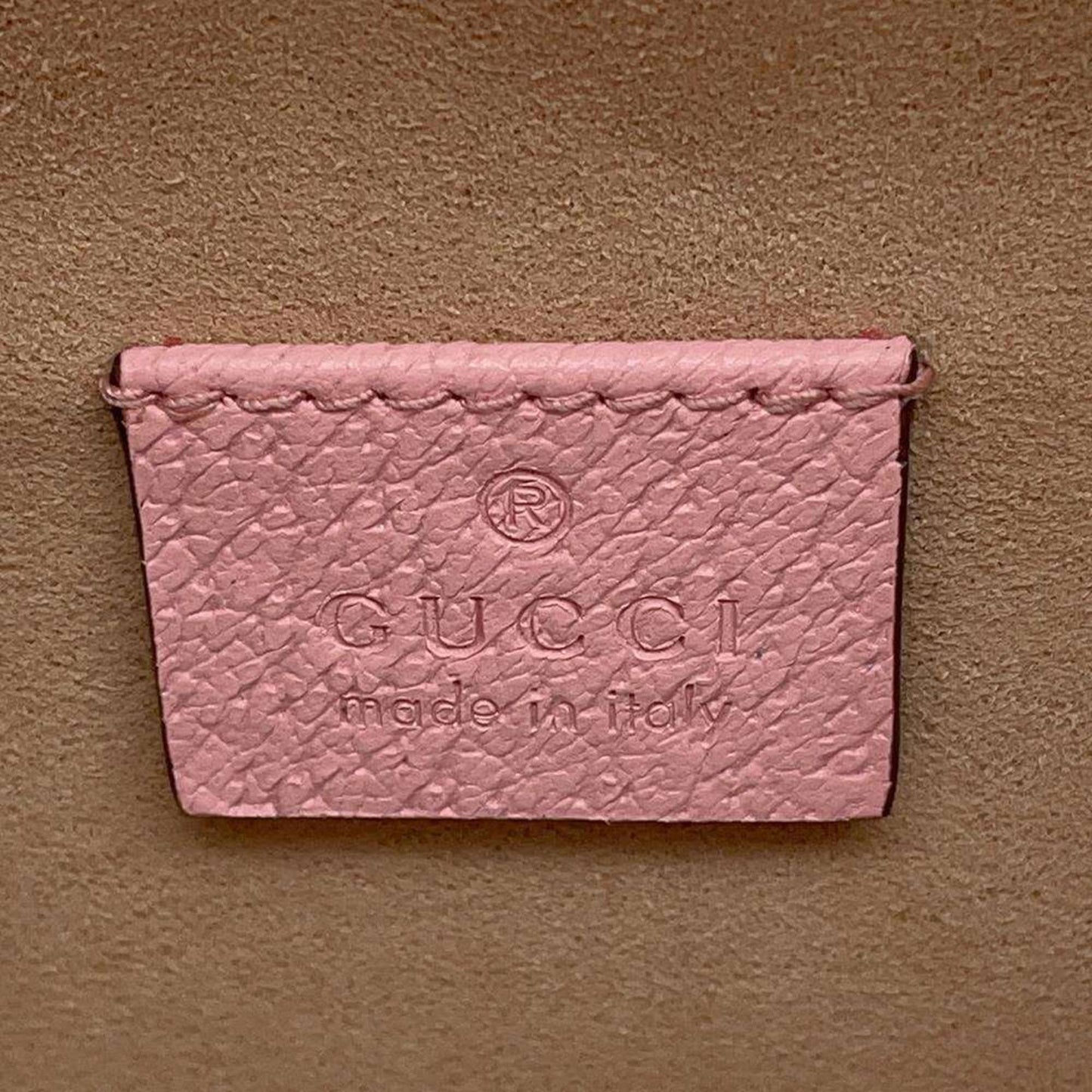 Gucci Pink Leather Handbag Shoulder Bag