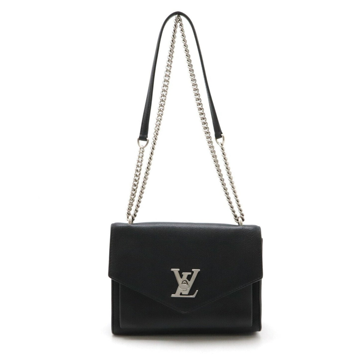 Louis Vuitton Noir Leather Shoulder Bag