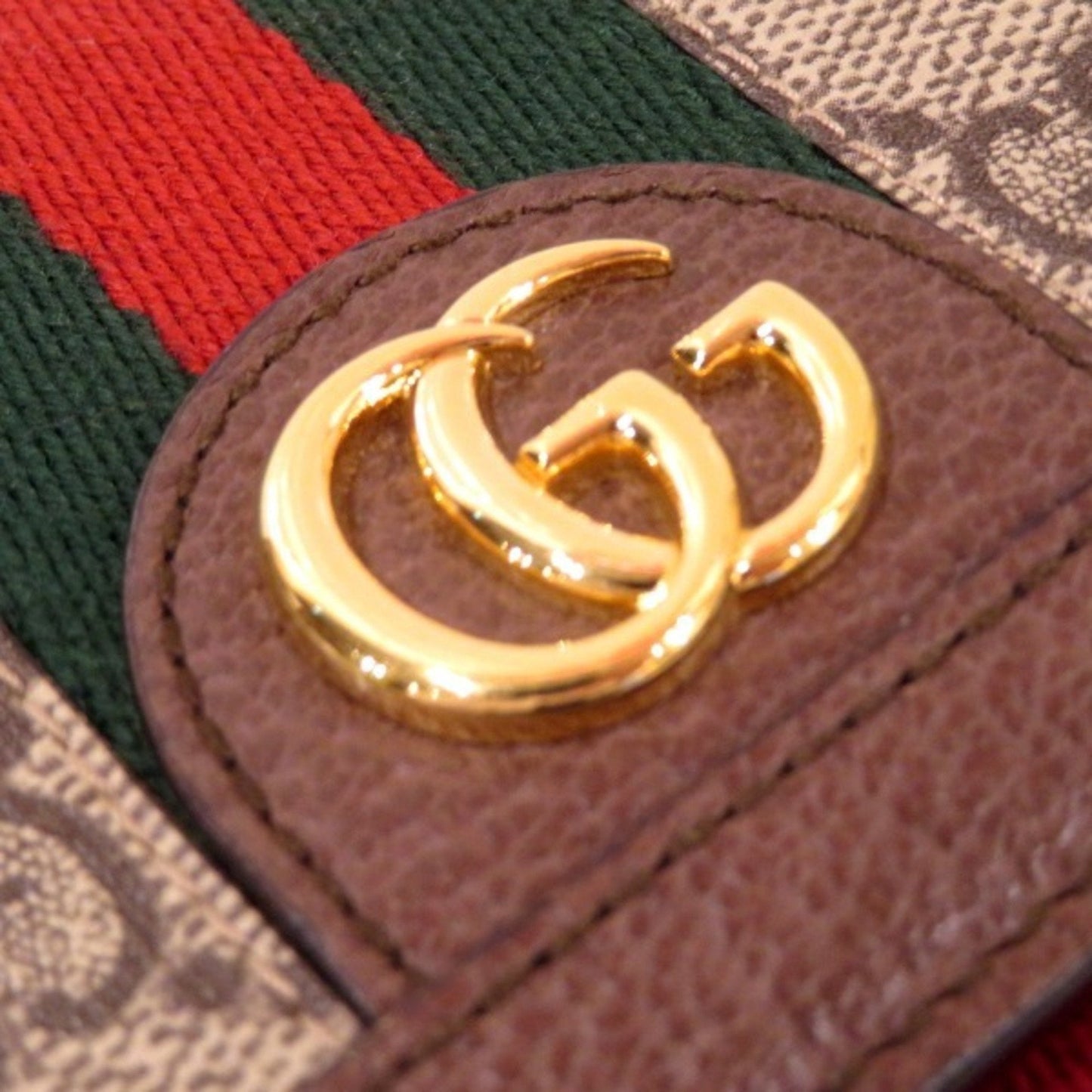 Gucci Beige Canvas Coin Purse/Coin Case