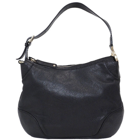 Gucci Black Leather Shoulder Bag ()