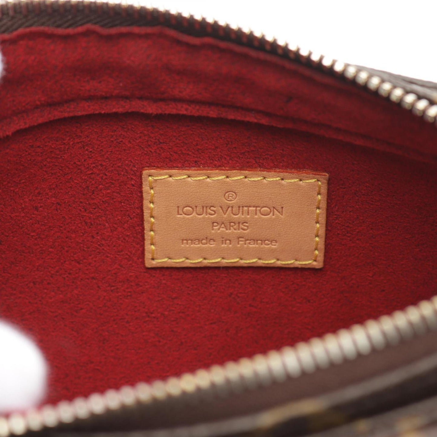 Louis Vuitton Monogram Brown Coated Canvas Leather Shoulder Bag