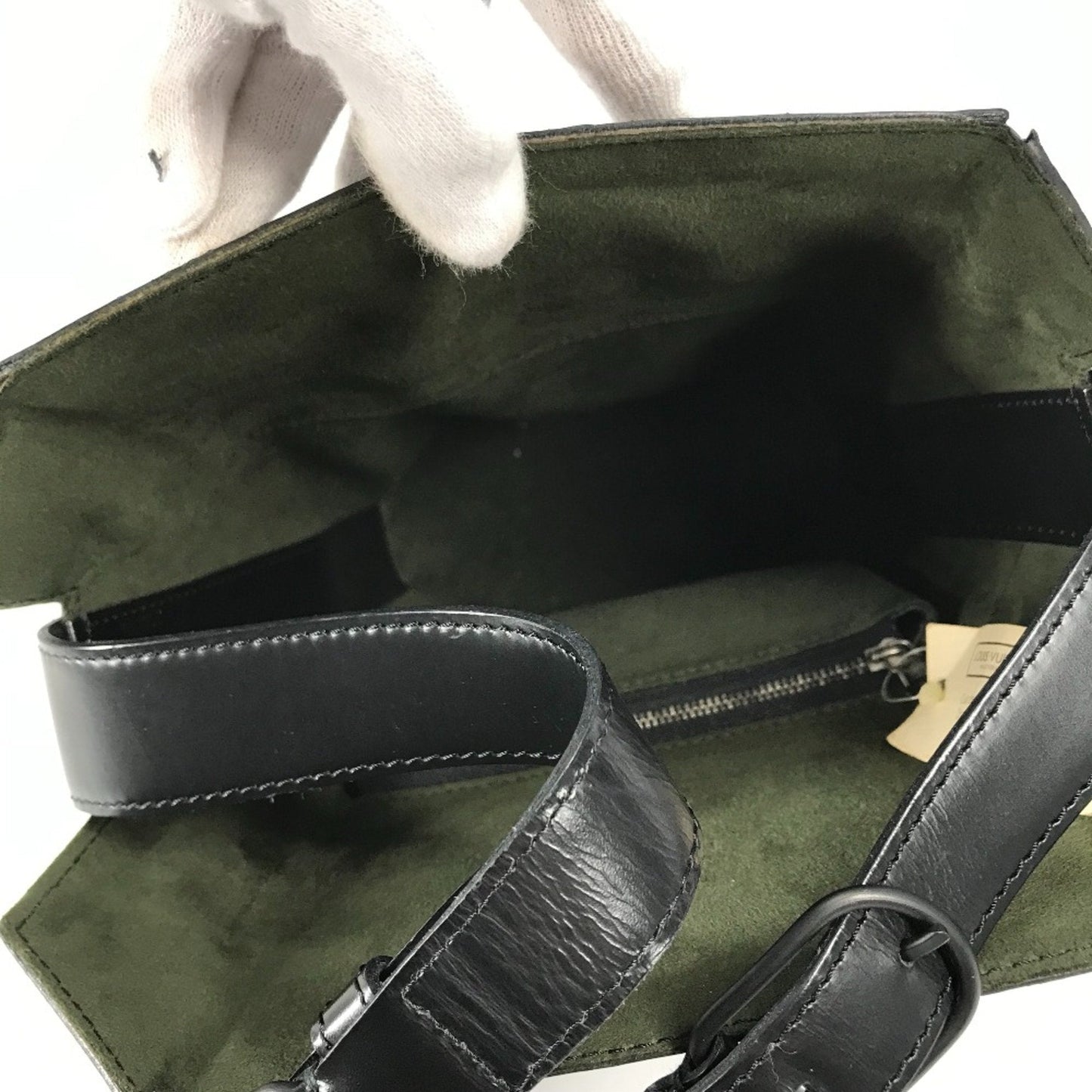 Louis Vuitton Black Leather Shoulder Bag