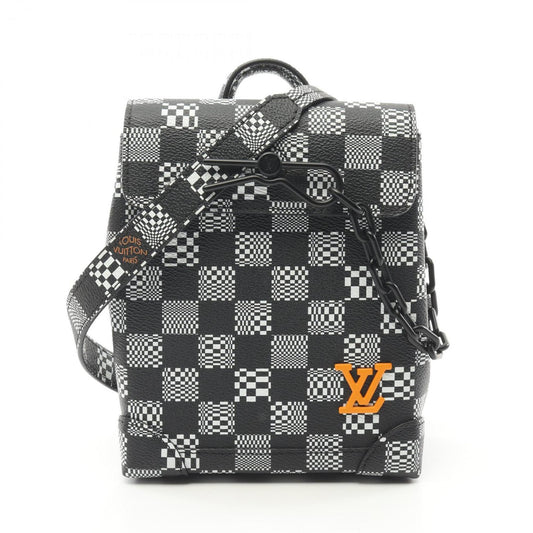 Louis Vuitton Black Coated Canvas Damier Canvas Pvc Coated Canvas Shoulder Bag ()