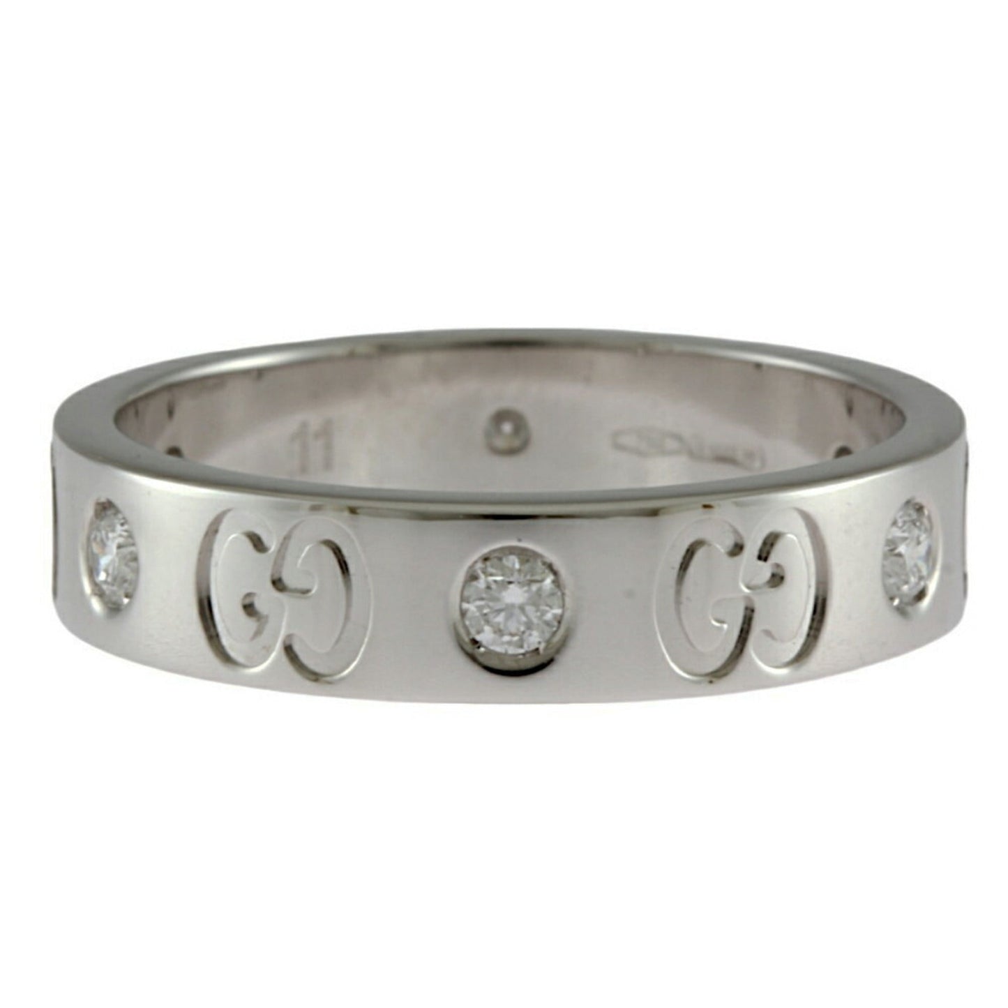 Gucci Icon White Gold White Gold (18K) Band Ring