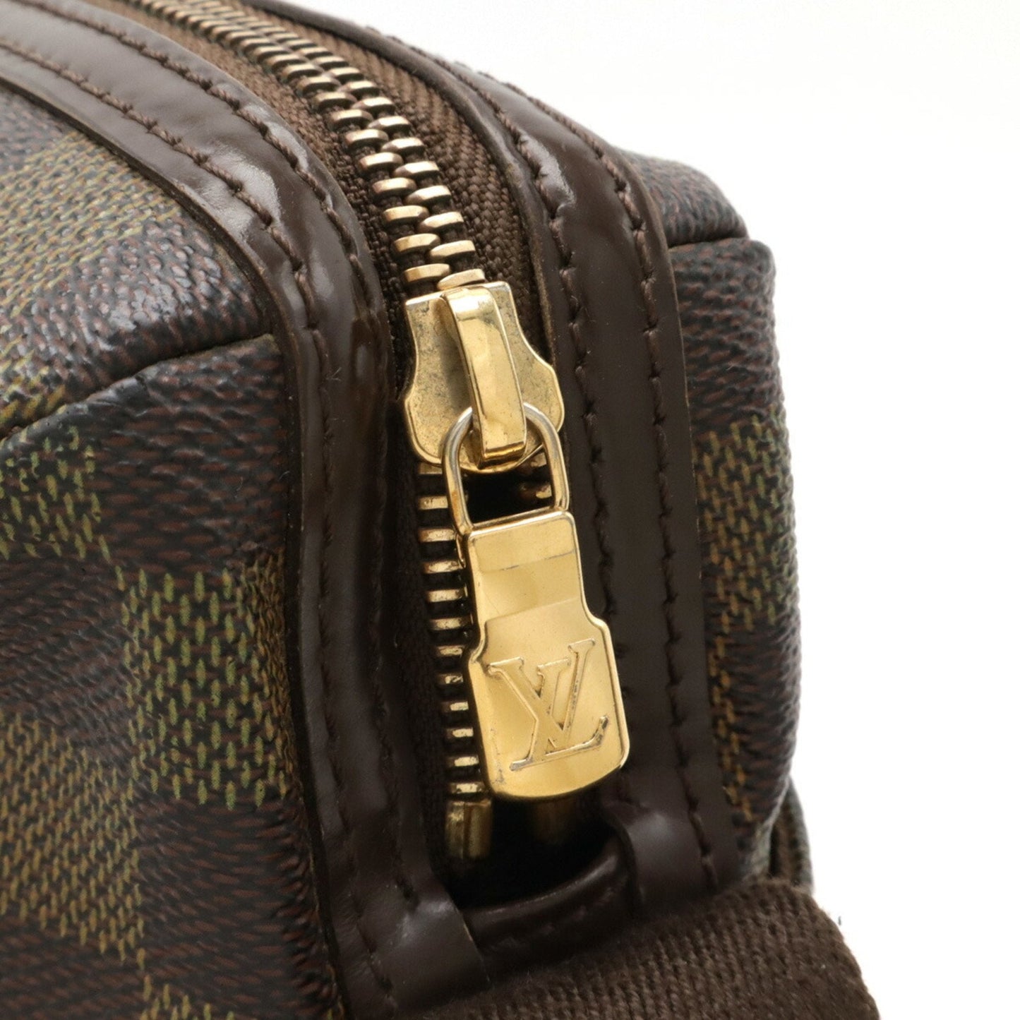 Louis Vuitton Brown Pvc Shoulder Bag