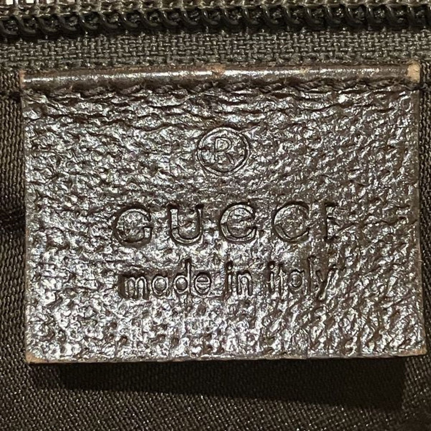 Gucci Brown Canvas Shoulder Bag