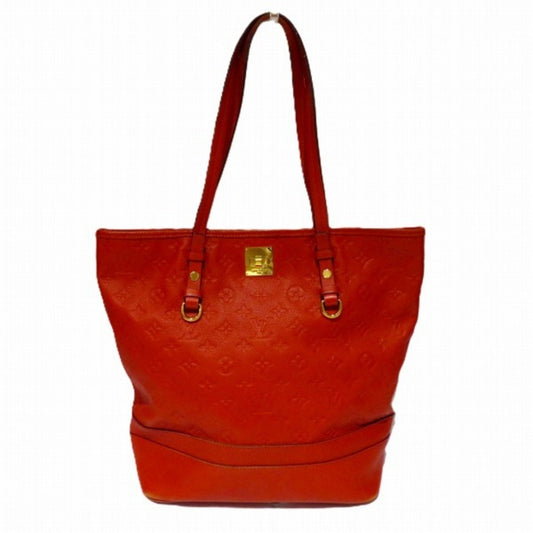 Louis Vuitton Auriane Red Color Monogram Empreinte Leather Shoulder Bag Tote Bag ()