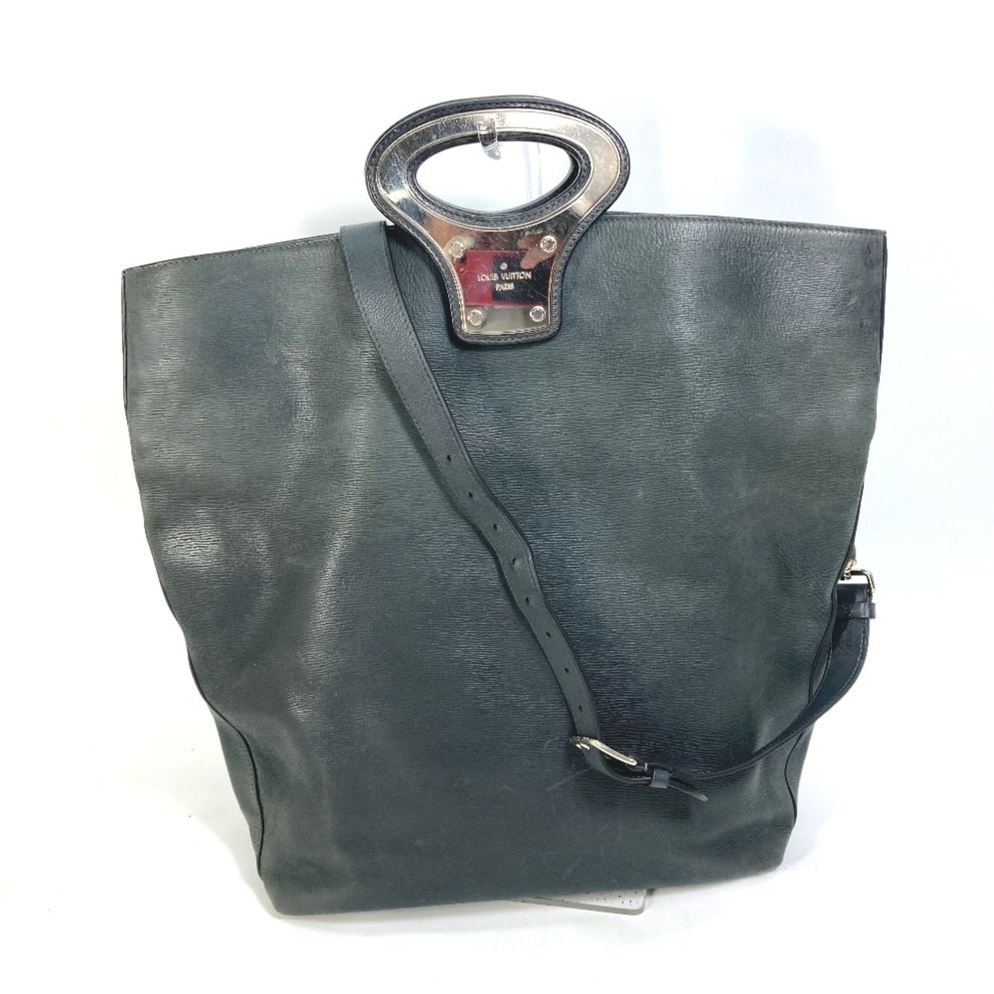 Louis Vuitton Black Leather Shoulder Bag