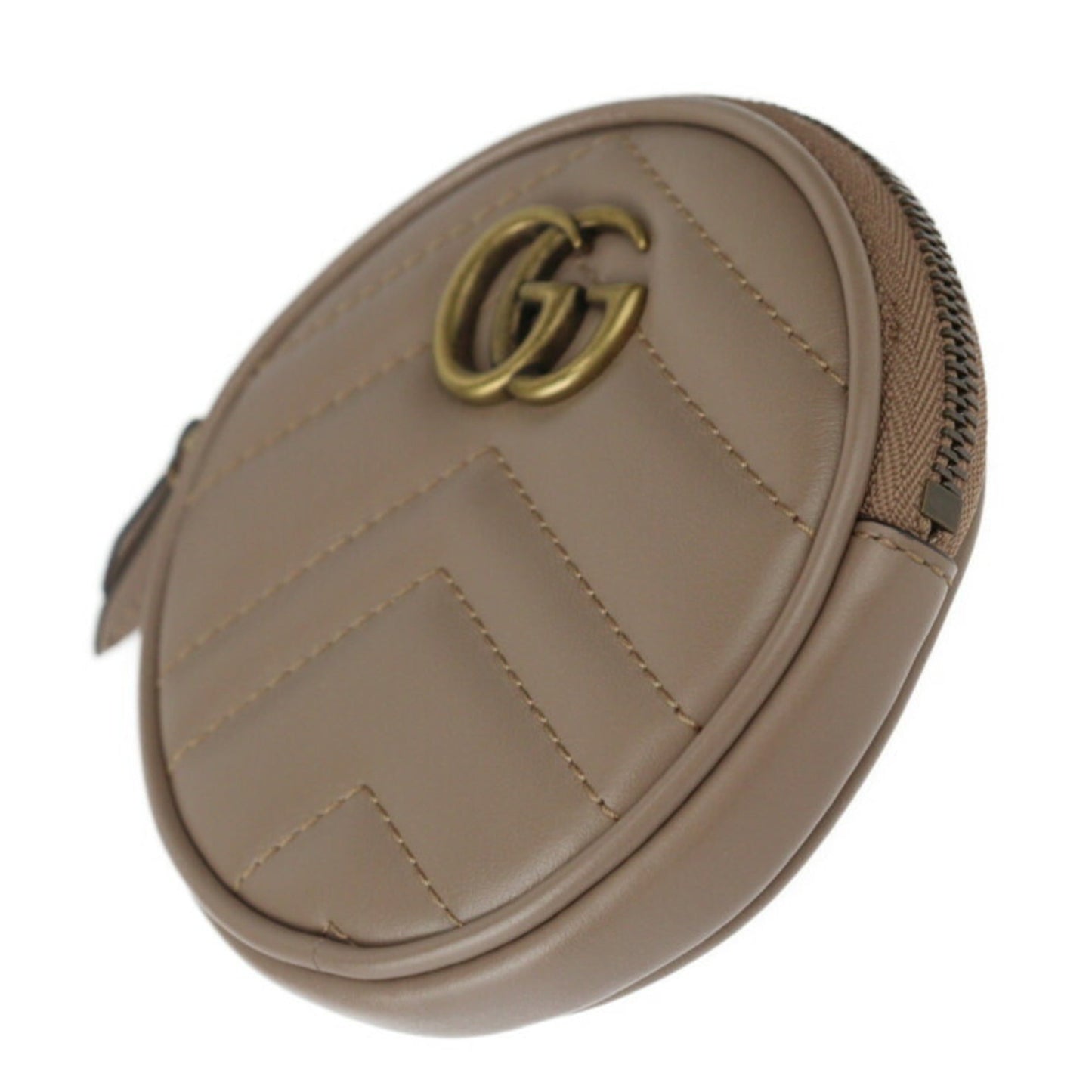 Gucci Brown Leather Coin Purse/Coin Case