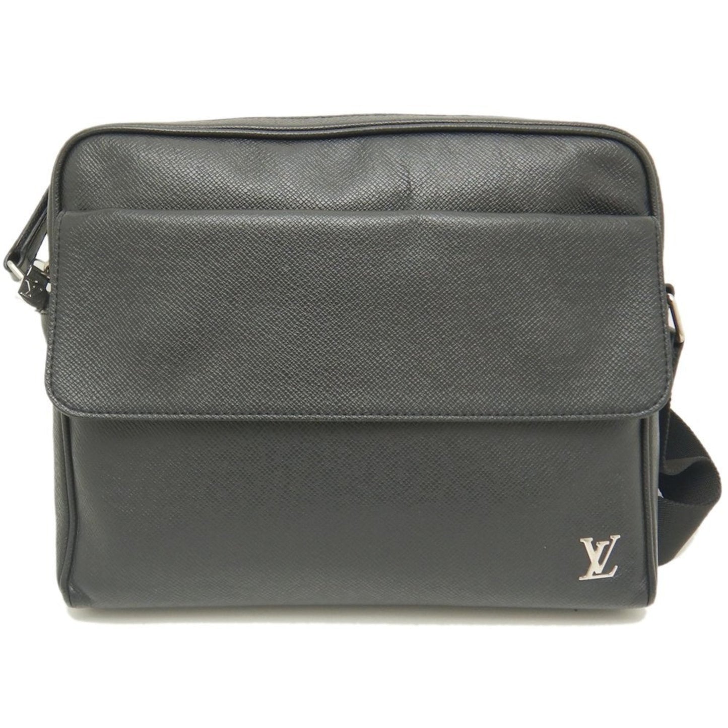 Louis Vuitton Noir Taiga Leather Shoulder Bag