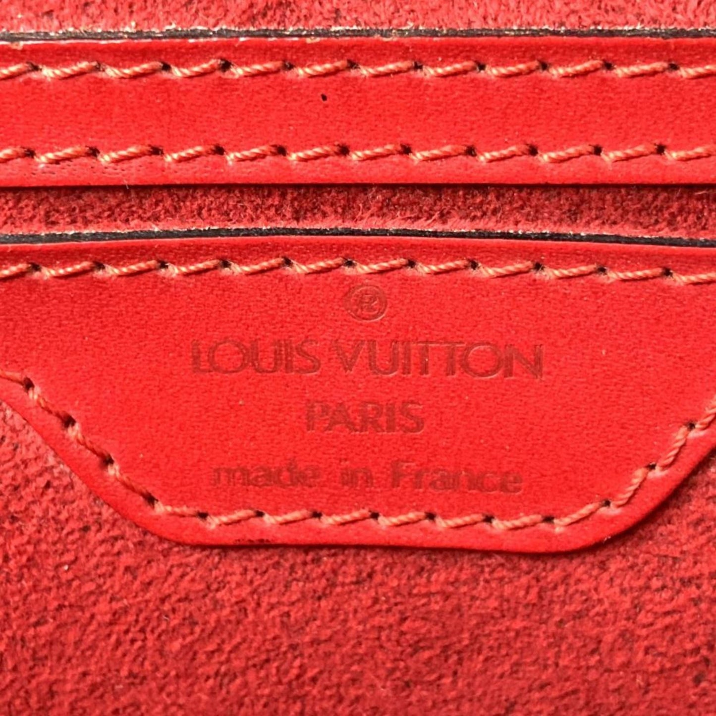 Louis Vuitton Red Color Epi Leather Shoulder Bag